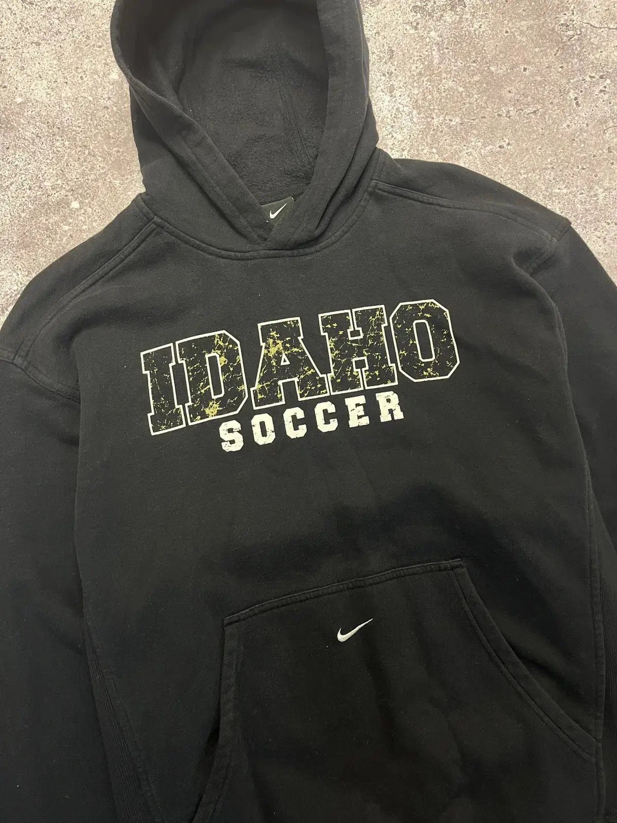 Nike Vintage Nike Idaho Soccer Hoodie Black S Size US S / EU 44-46 / 1 - 2 Thumbnail