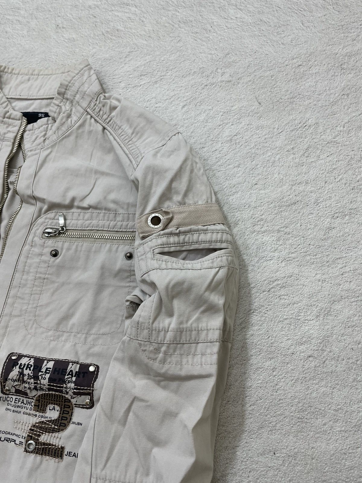 Undercover 2000s Archival Diesel Poem Jacket Y2K Ifsix LGB 14th Number Size US L / EU 52-54 / 3 - 4 Thumbnail