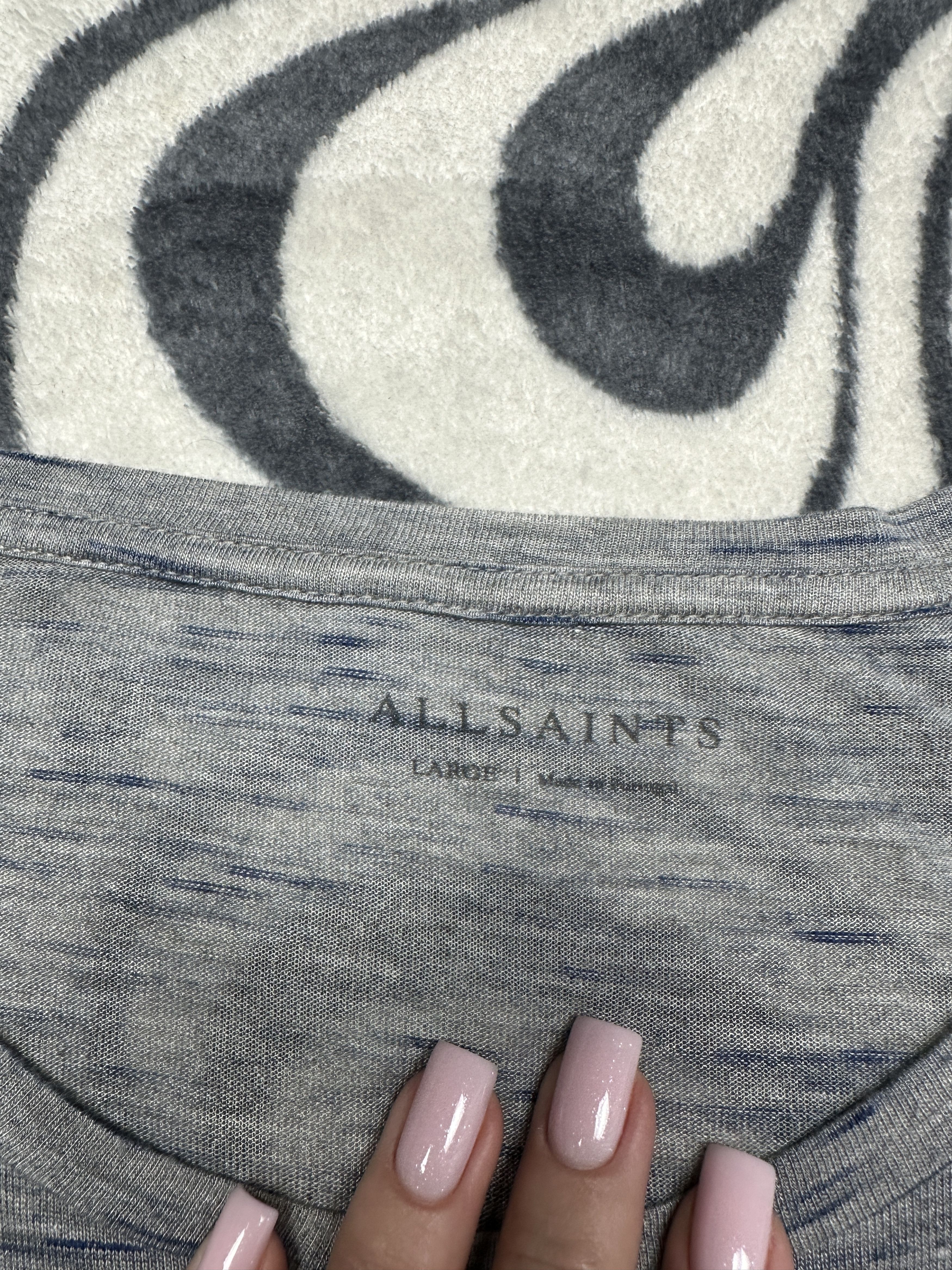 Allsaints NEW Allsaints Lanra Mens Crew Neck T-Shirt Tee Size US L / EU 52-54 / 3 - 4 Thumbnail