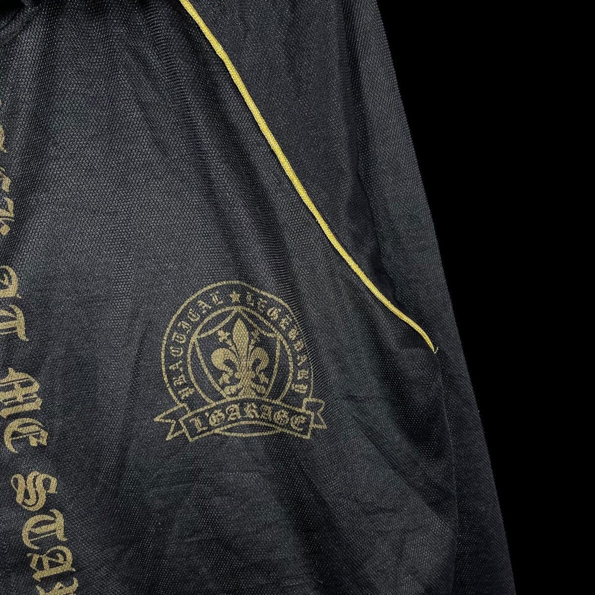 Vintage Vintage L’GARAGE Gothic Zip Hoodie Black Gold Cross Graphic Size US L / EU 52-54 / 3 - 3 Thumbnail