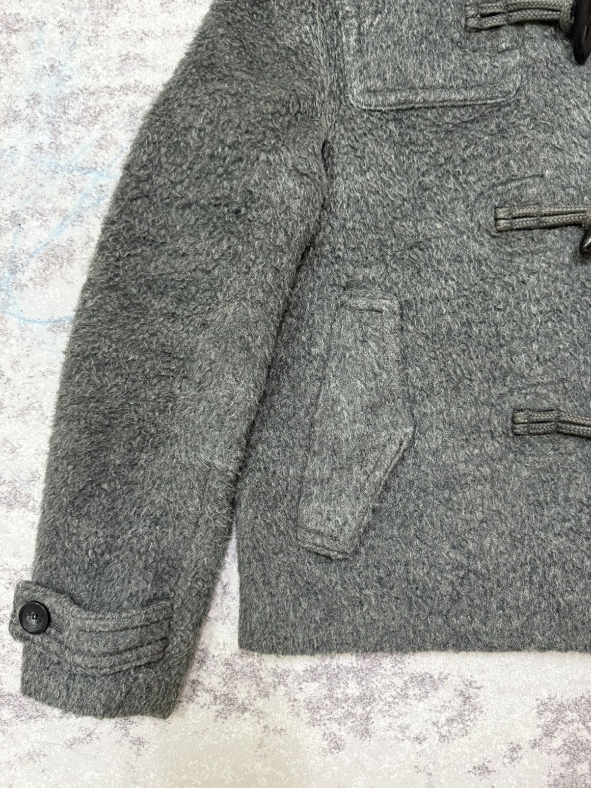 Paul Smith PAUL SMITCH MOHAIR WOOL DUFFLE COAT HOODIE Size S / US 4 / IT 40 - 4 Thumbnail