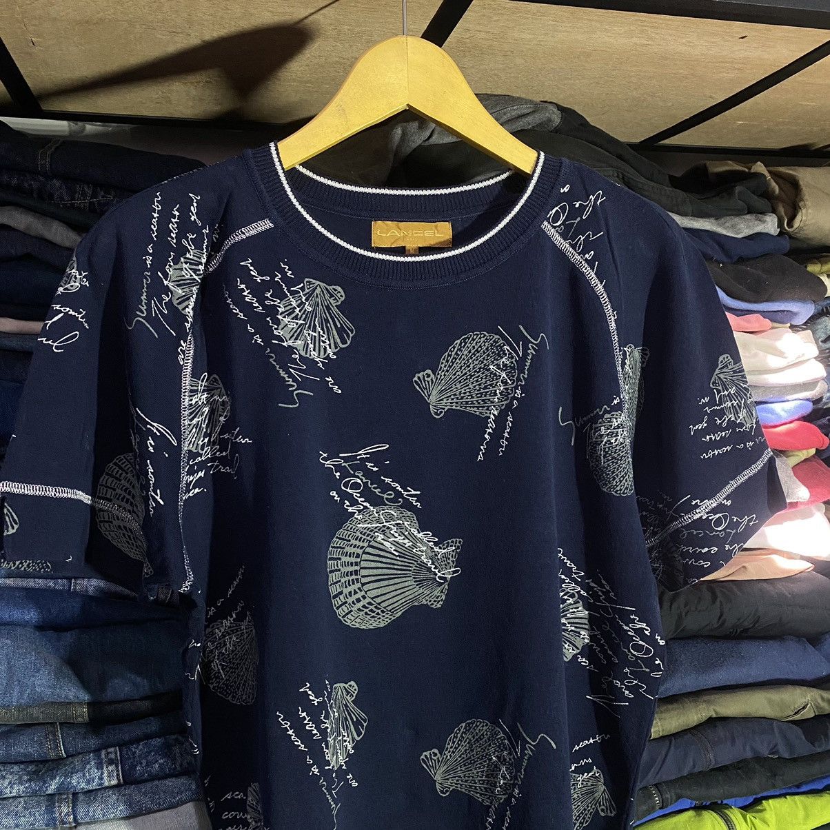 Lancel LANCEL ALLOVER SHORT SLEEVES Size L / US 10 / IT 46 - 3 Thumbnail