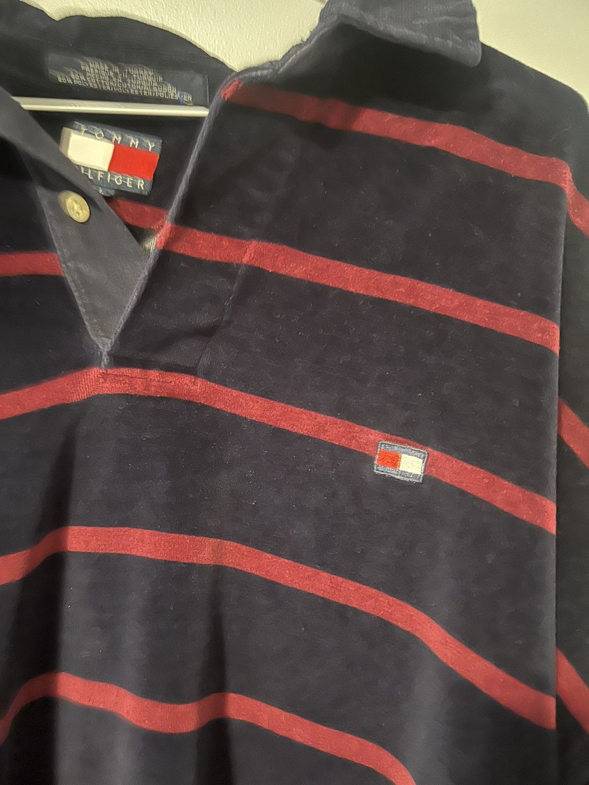 Tommy Hilfiger Vintage Tommy Hilfiger long sleeve polo Size US L / EU 52-54 / 3 - 2 Thumbnail