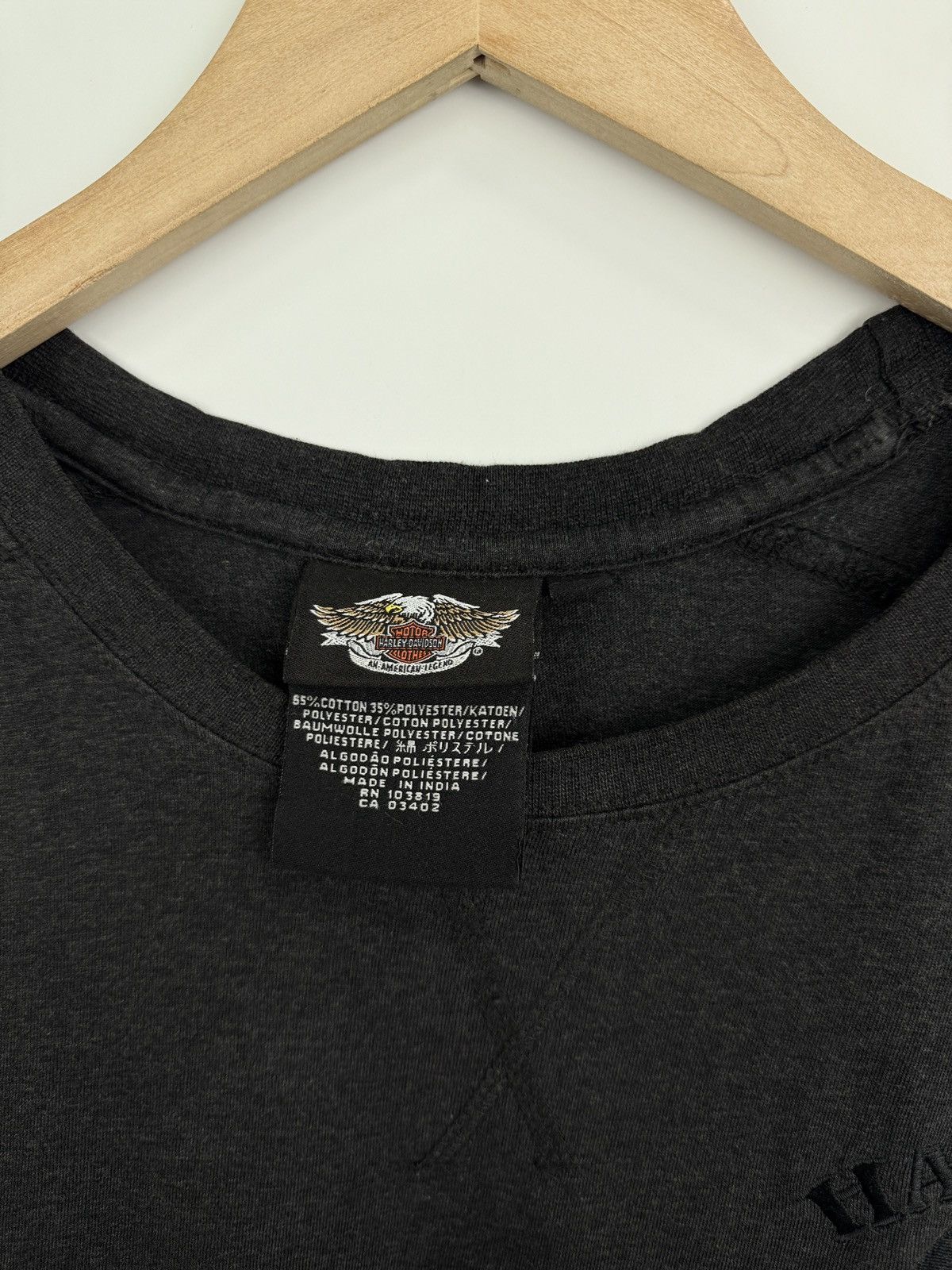 Harley Davidson 🇺🇸Vintage Y2K Harley Davidson Skull Skeleton T-Shirt Rare Size US XL / EU 56 / 4 - 9 Thumbnail
