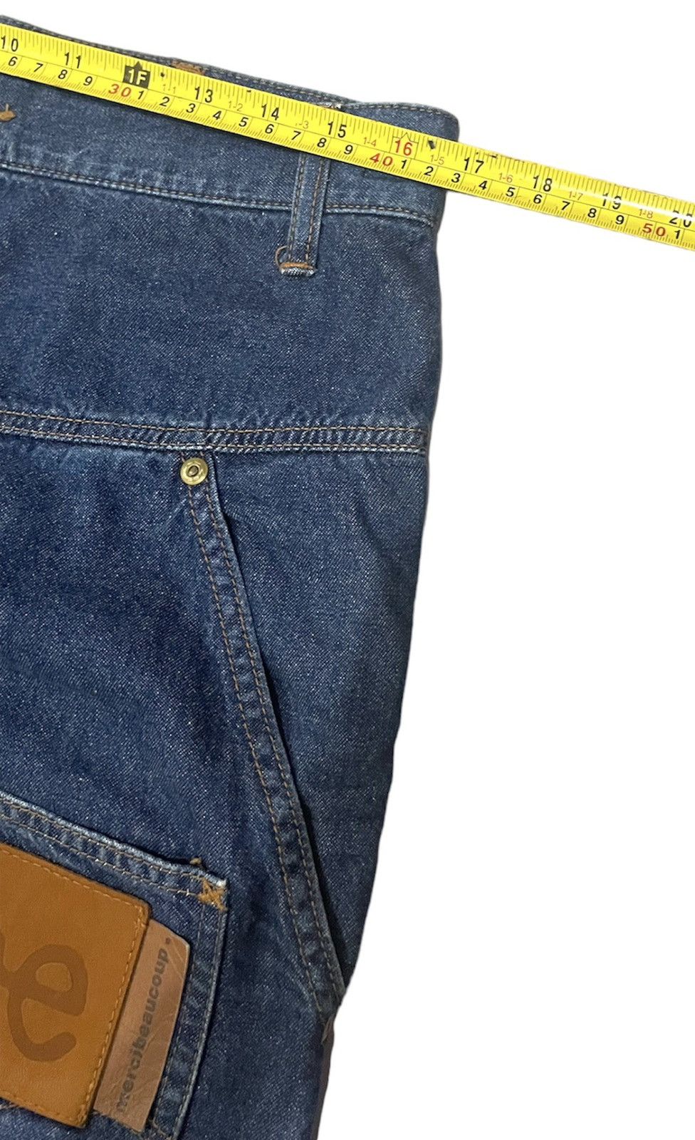 Lee × Vintage × mercibeaucoup Mercibeaucoup Cross Lee Denim Pants Size US 33 - 14 Thumbnail