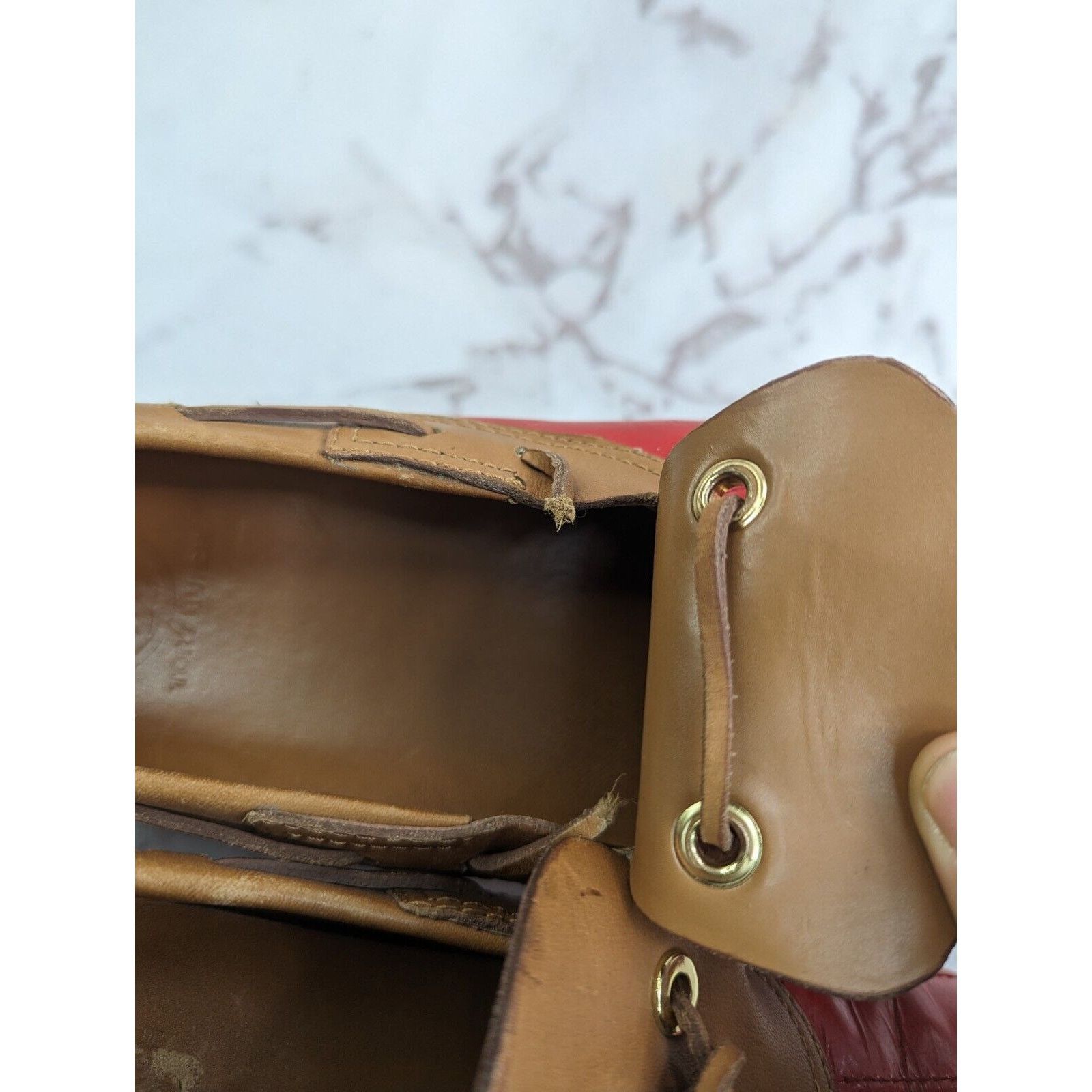Tory Burch Tory Burch Loafer Women 9 Wellie Slip Shoe Leather Rain Boat Size US 9 / IT 39 - 16 Thumbnail