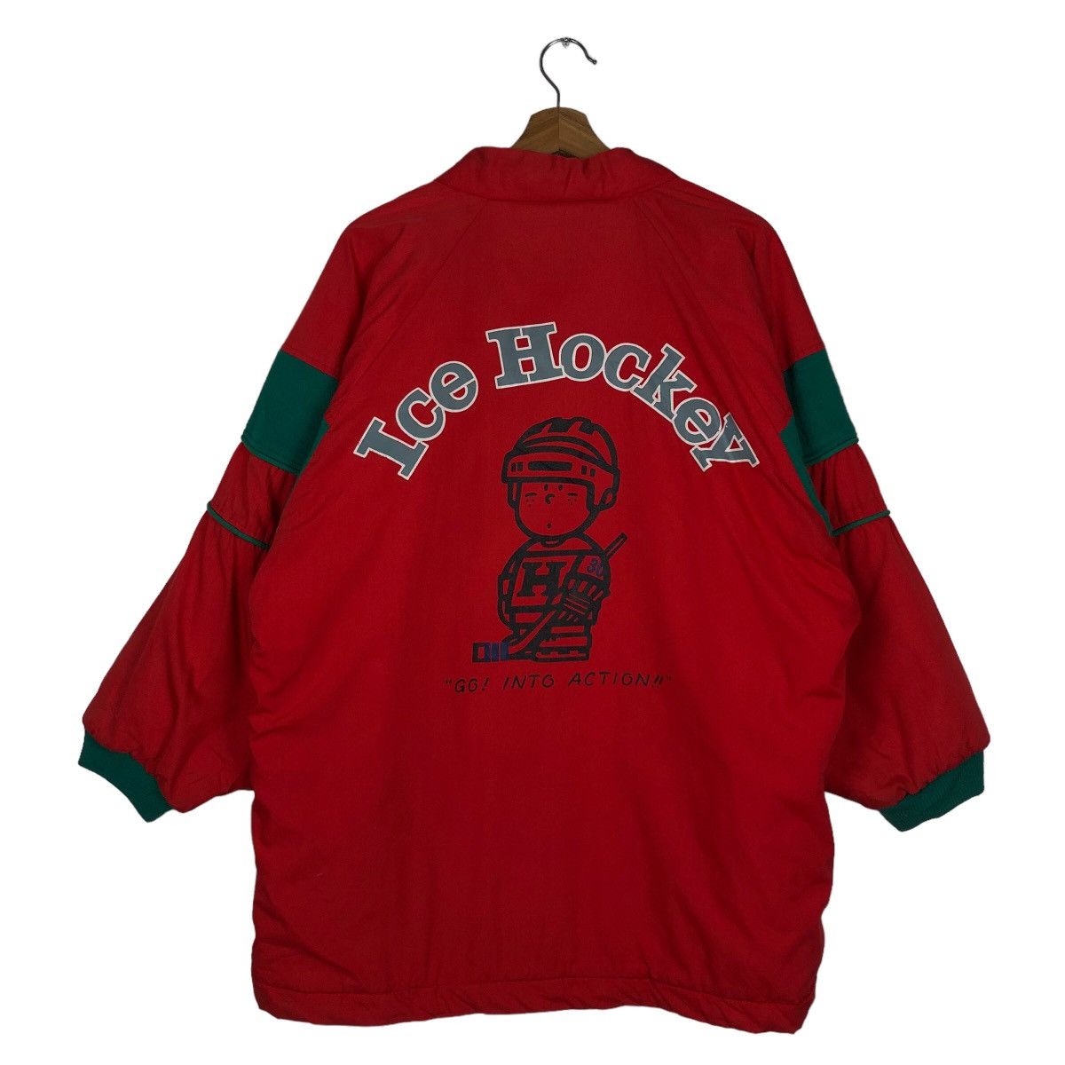 Japanese Brand 🔥Vintage Kimono Japan Ice Hockey Big Logo Design Size US M / EU 48-50 / 2 - 1 Thumbnail