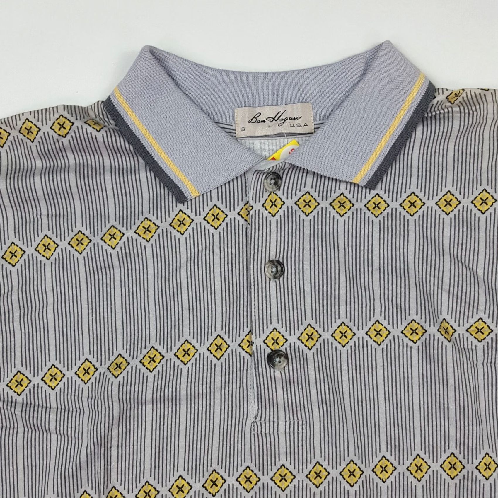 Vintage VINTAGE Ben Hogan Polo Shirt 90s Golf Gray Collared Short Sleeve Mens XS? (Size S) Size US S / EU 44-46 / 1 - 2 Thumbnail