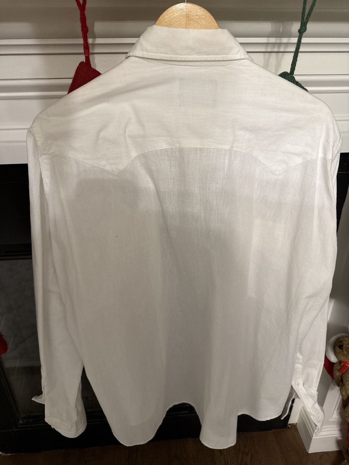 Drake's Drakes white western double pocket shirt XXL Size US XXL / EU 58 / 5 - 3 Thumbnail