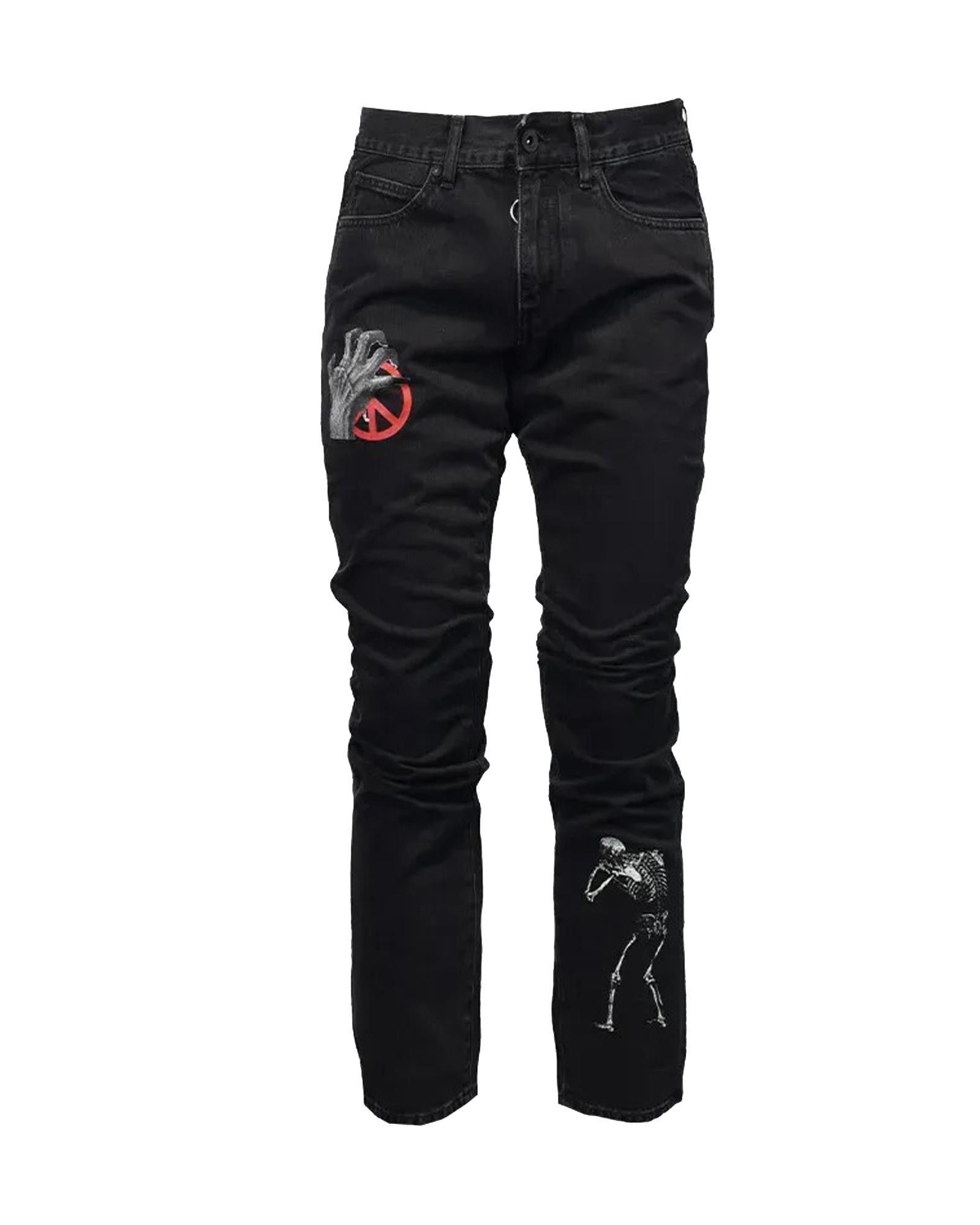 image of Off White Undercover Collaboration 5-Pocket Denim Jeans, Men's (Size 30)