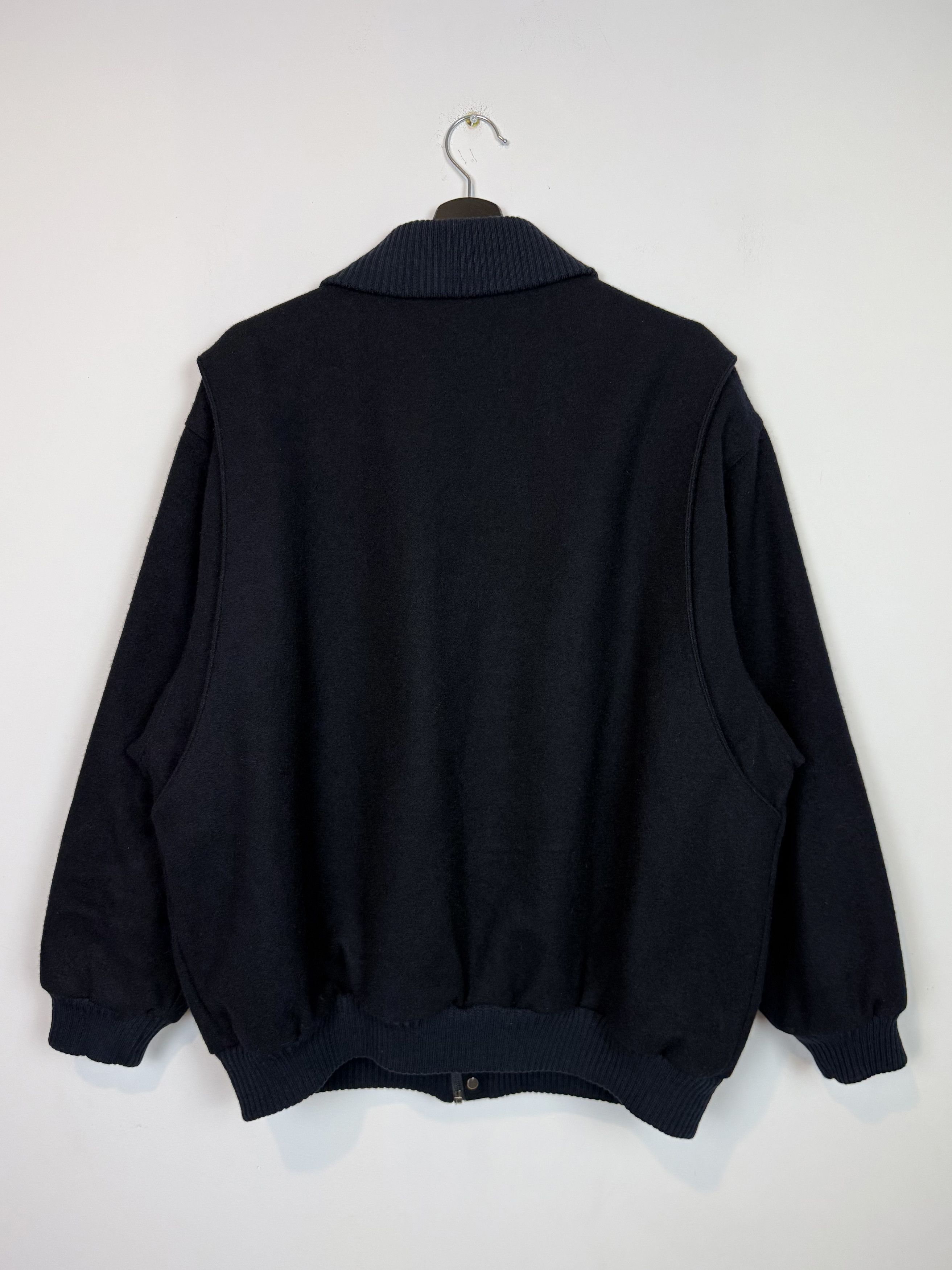 Lacoste RARE Vintage 80s Lacoste Wool Bomber Jacket Size L Size US L / EU 52-54 / 3 - 5 Thumbnail