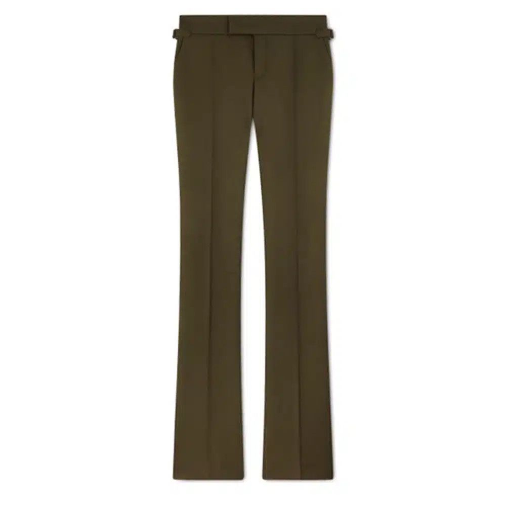 Tom Ford o1loc1c1124 PAW486 Woven Pant in Military Green Size 26" / US 2 / IT 38 - 1 Preview