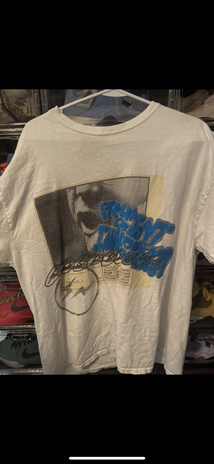 Travis Scott fragment trav tee Size US L / EU 52-54 / 3 - 1 Thumbnail