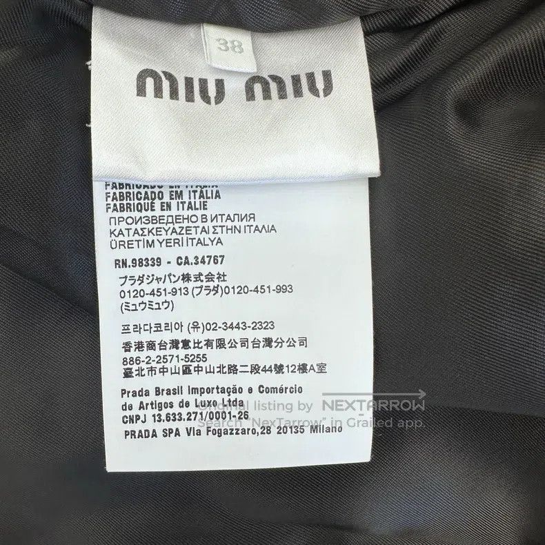 Miu Miu Miu Miu 38 Cotton padded denim jacket Size M / US 6-8 / IT 42-44 - 5 Thumbnail