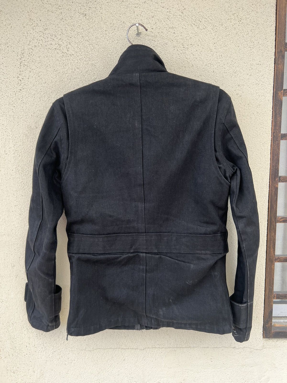junhashimoto Jun Hashimoto Macknight Hybrid Black Denim Jacket Size US M / EU 48-50 / 2 - 12 Thumbnail