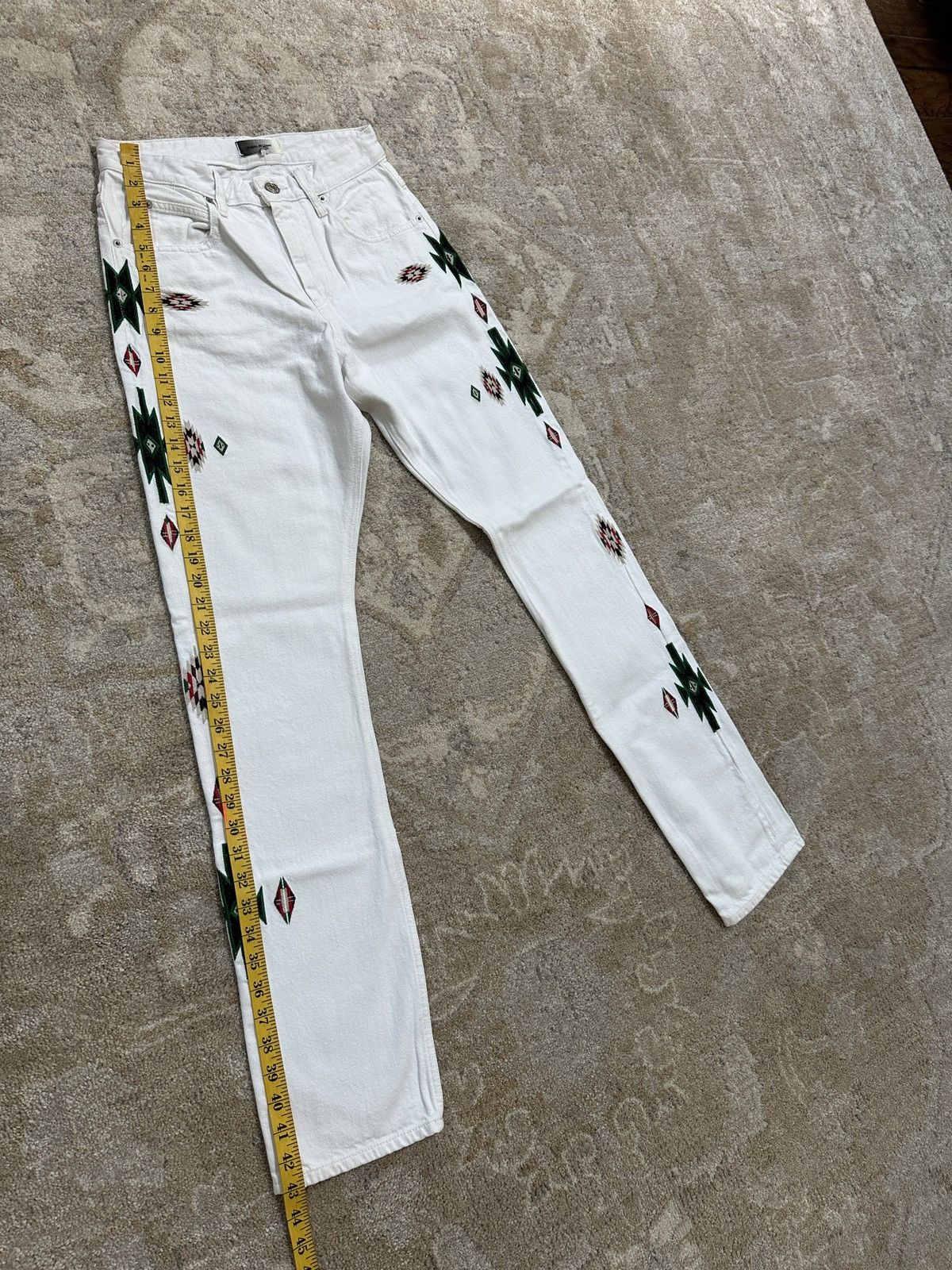 Isabel Marant Navajo Native Embroidered Denim Size US 30 / EU 46 - 9 Thumbnail