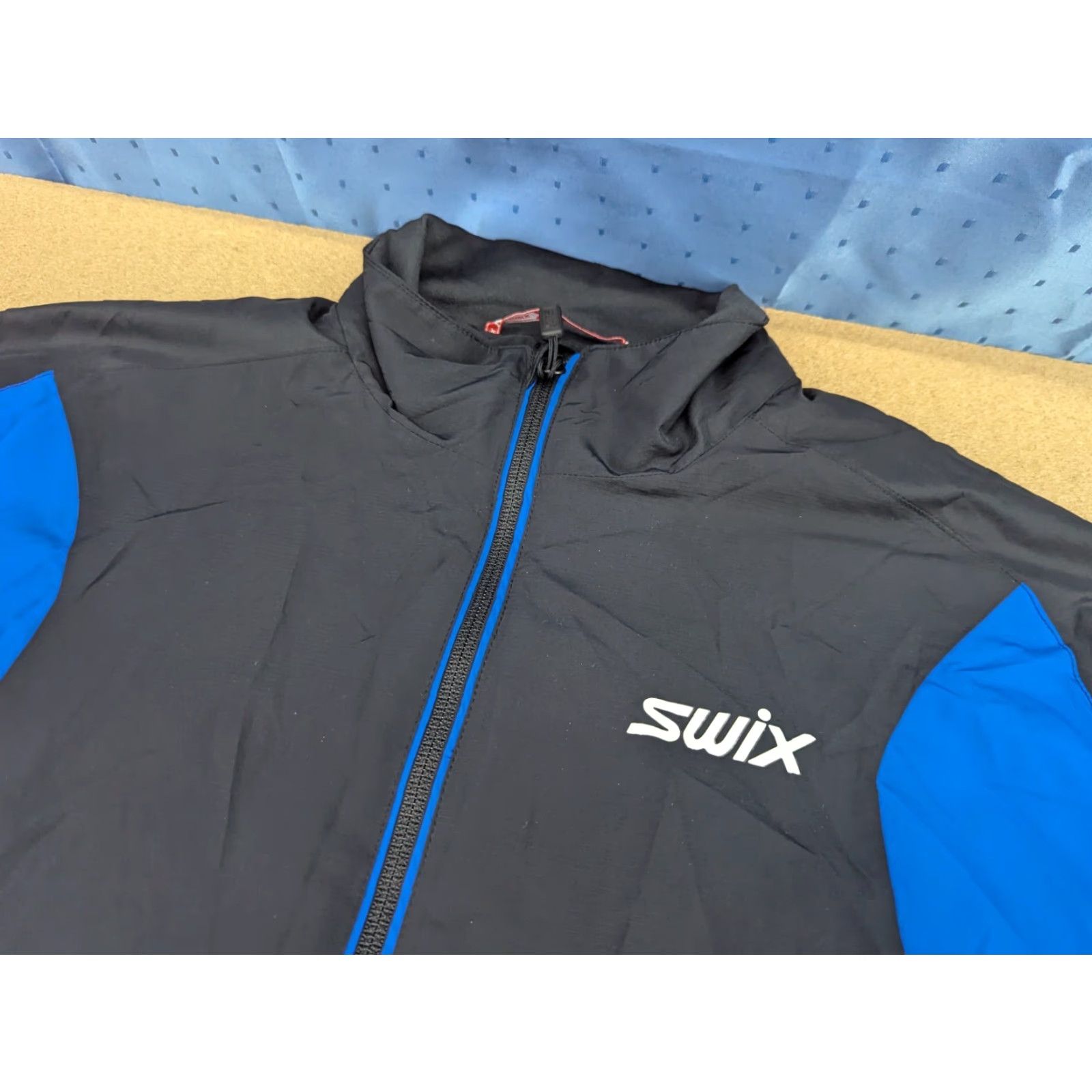 Vintage VINTAGE Swix Ski Jacket Mens M Black Blue Full Zip Cross Country Skiing Jacket Size US M / EU 48-50 / 2 - 4 Thumbnail
