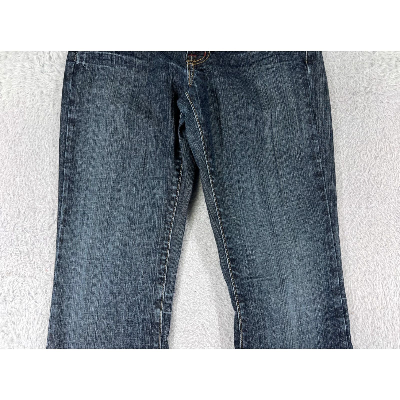 Vintage David Kahn Jeans Women 28 Blue Bootcut Embroidered Made In USA Nikki Size 28" / US 6 / IT 42 - 6 Thumbnail