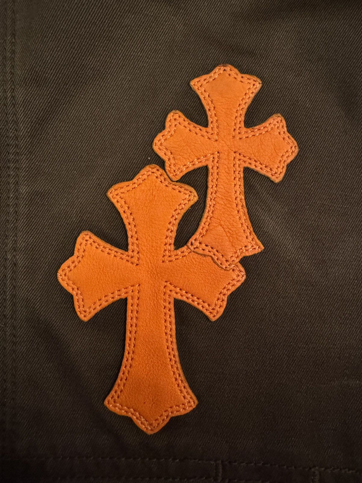 Chrome Hearts Chrome Hearts Brown Carpenter Pants with Orange Camo Patches Size US 36 / EU 52 - 10 Thumbnail