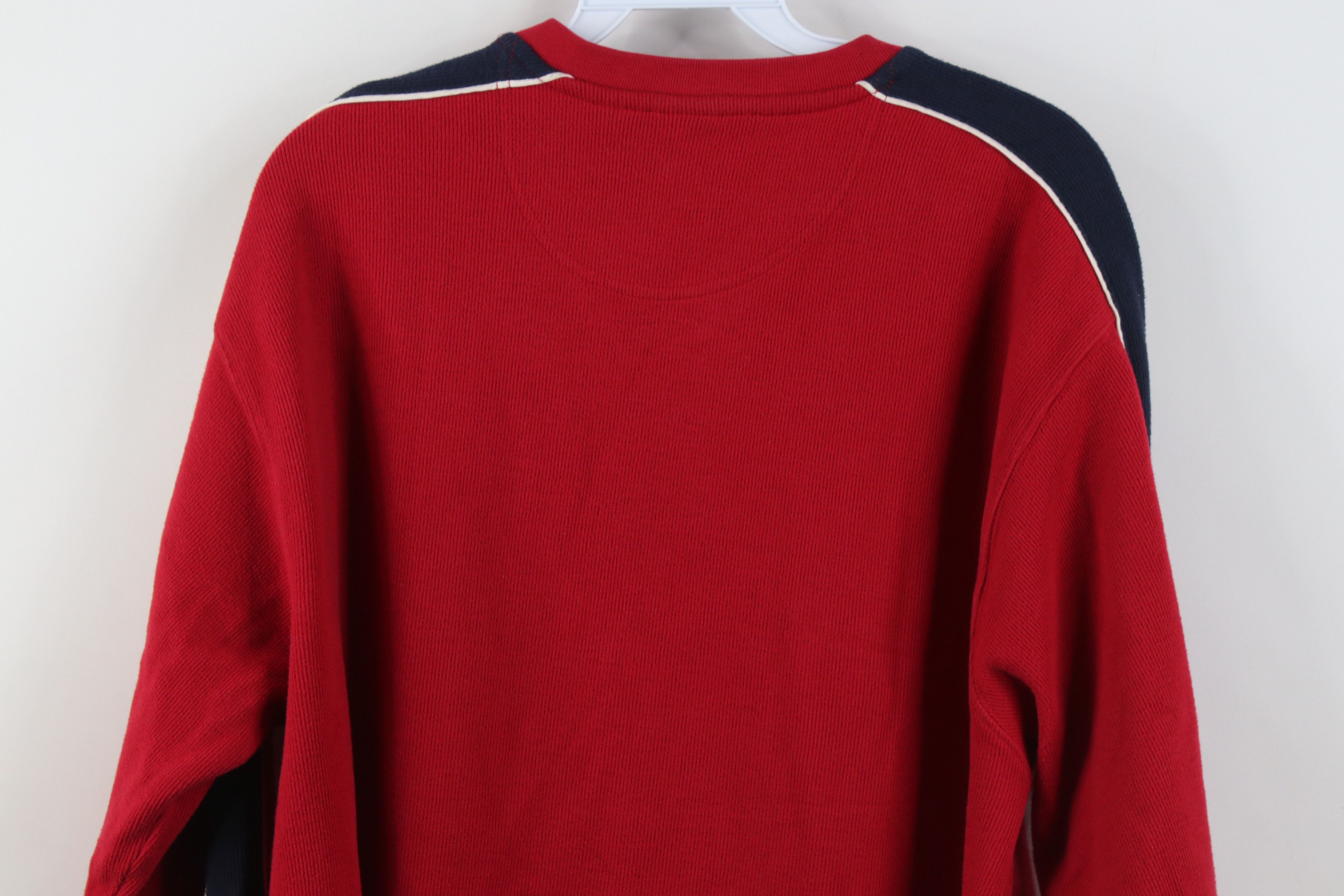 Vintage Vintage 90s Y2K Streetwear Ribbed Knit Long Sleeve T-Shirt Size US L / EU 52-54 / 3 - 8 Thumbnail