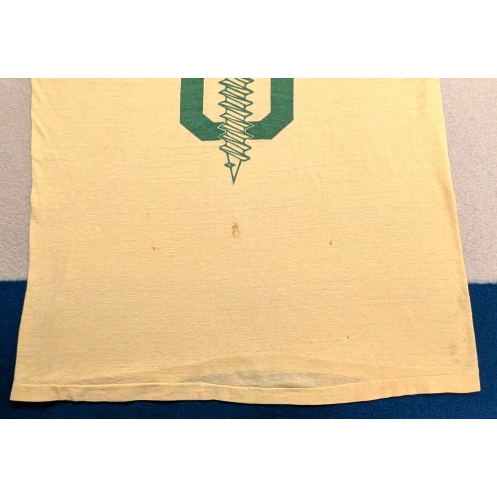 Vintage VINTAGE Pink Floyd Screw U Shirt USA Made Single Stitch 1970's Yellow XL Mens Size US XL / EU 56 / 4 - 6 Thumbnail