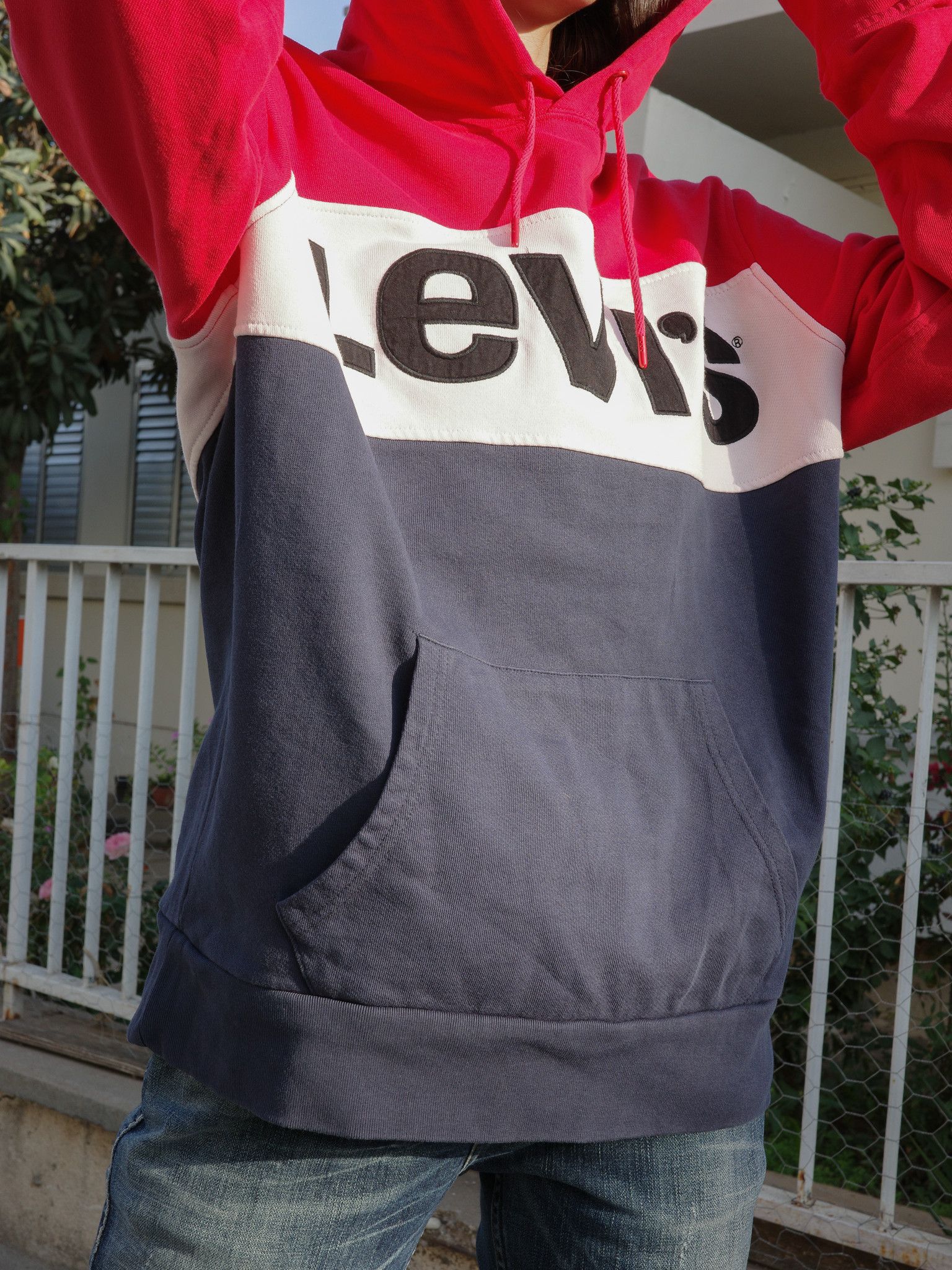 Levi's Levi's Tri-Color Hoodie Size US L / EU 52-54 / 3 - 4 Thumbnail