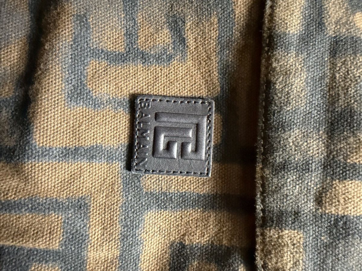 Balmain Balmain Rare Monogram Distressed Denim Jacket Size US M / EU 48-50 / 2 - 10 Thumbnail