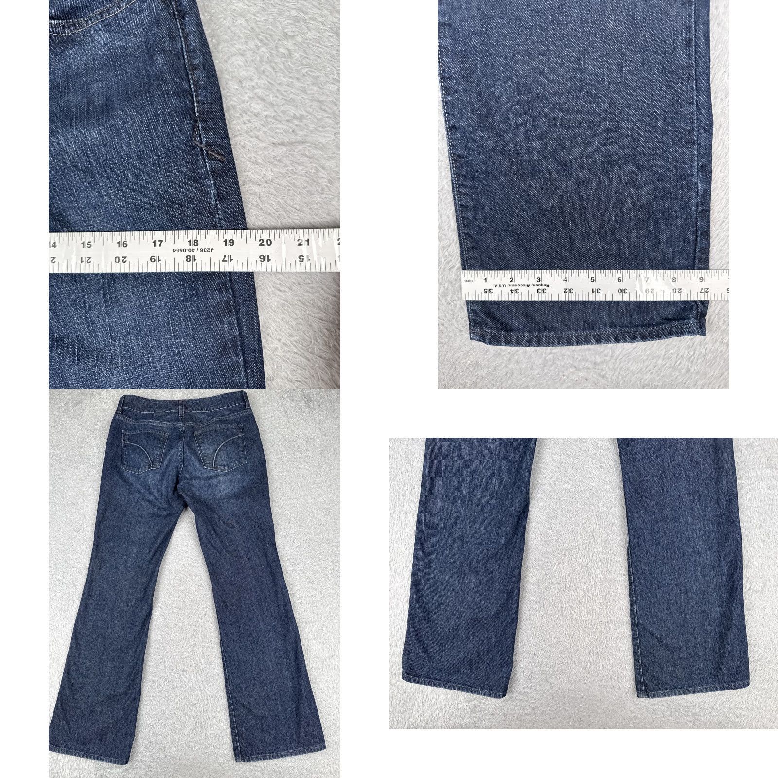 Eddie Bauer Eddie Bauer Jeans Womens 6R Straight Leg Mid Rise Stretch Denim Classic 30x31 Size 28" / US 6 / IT 42 - 9 Thumbnail