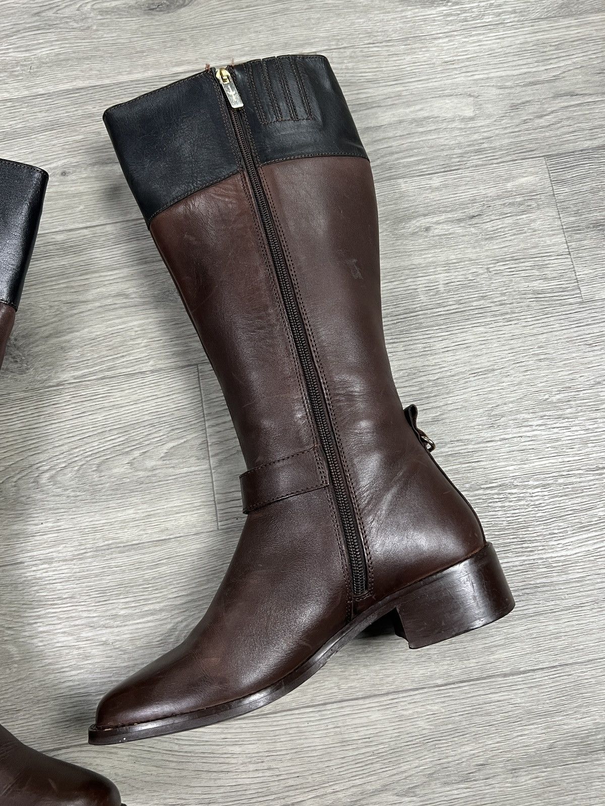 Jasper Conran JASPER CONRAN CHAINED LEATHER BOOTS UK 5 Size US 7.5 / IT 37.5 - 7 Thumbnail