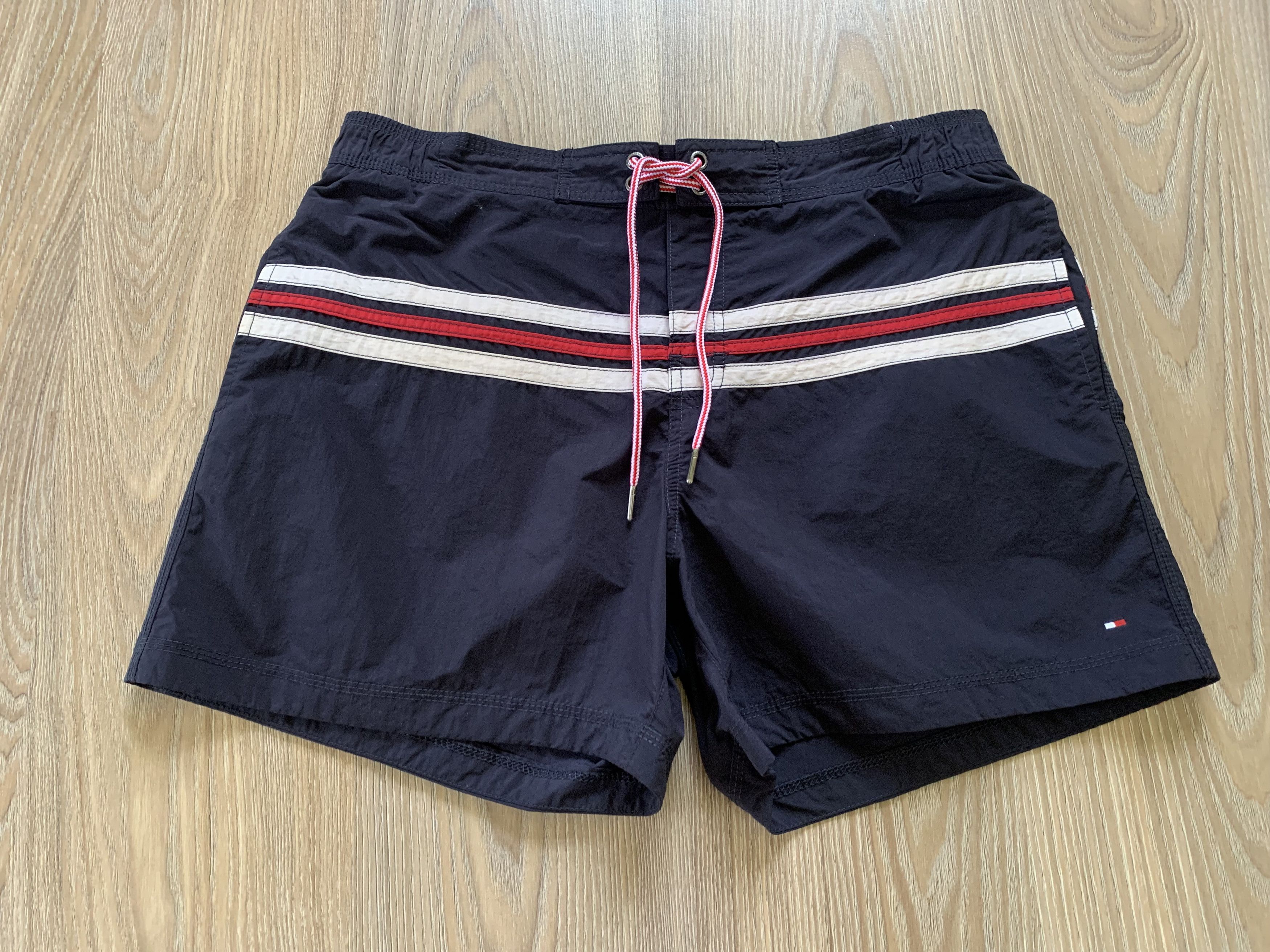 Tommy Hilfiger × Vintage Tommy Hilfiger Blue Swim Beach Shorts Size US 32 / EU 48 - 2 Thumbnail