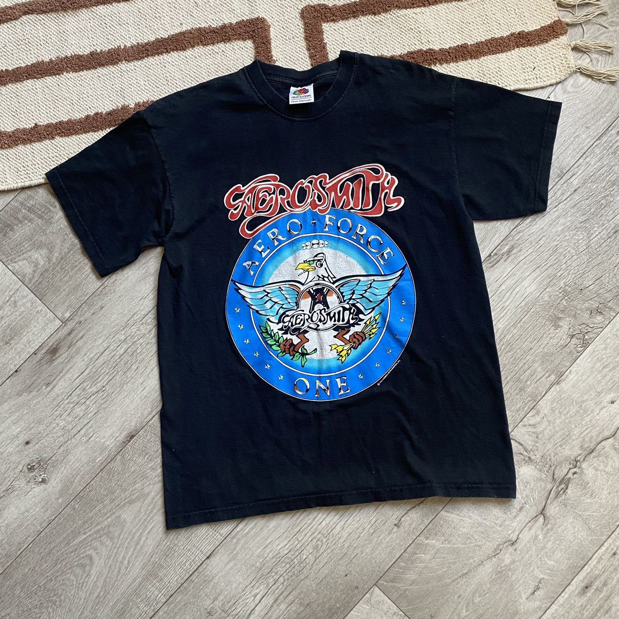 Band Tees VINTAGE AEROSMITH BAND AERO FORCE ONE BIG LOGO T SHIRT Size US M / EU 48-50 / 2 - 1 Thumbnail