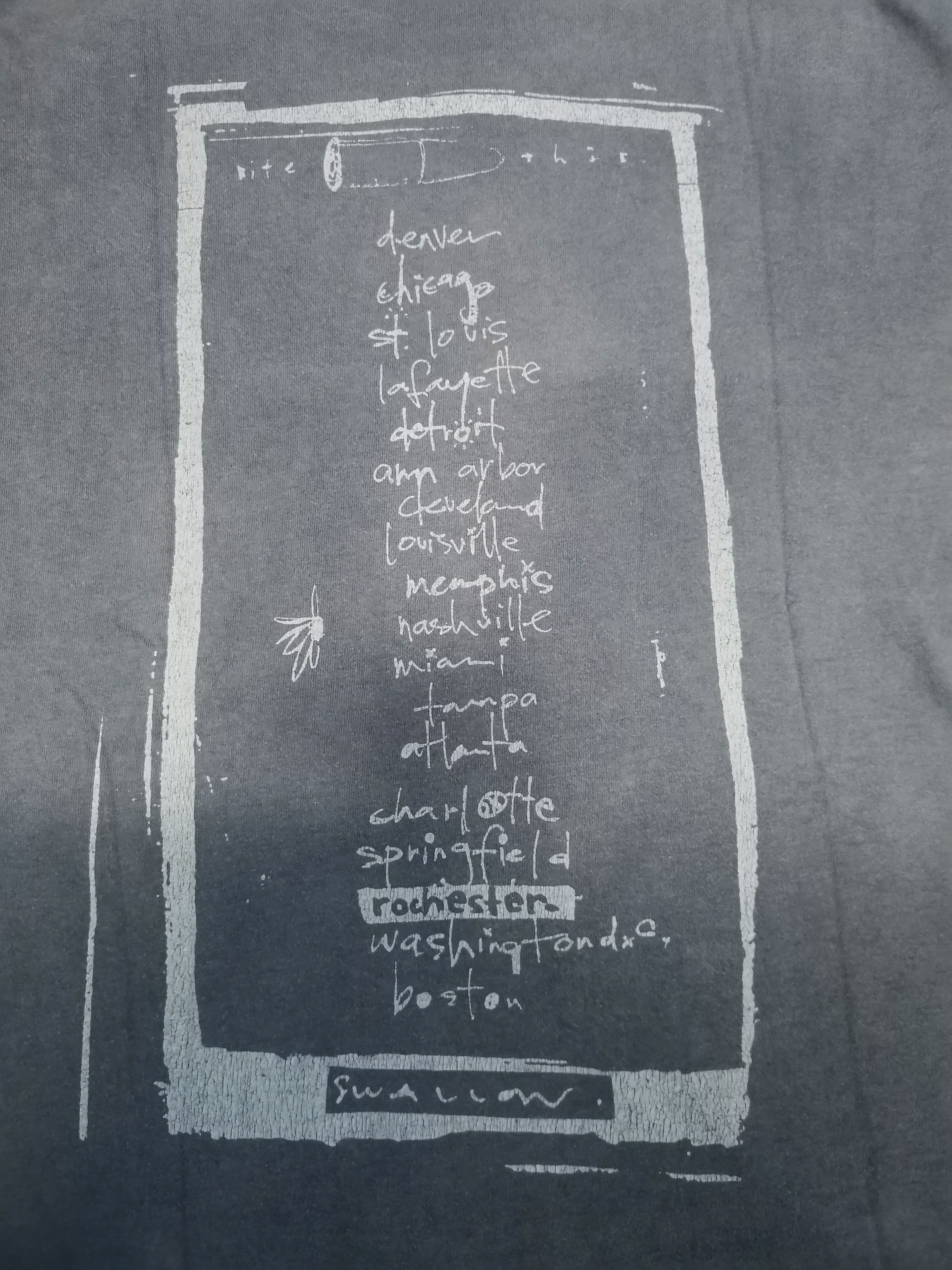 Band Tees Vintage Pearl Jam Freak Tour Band Tee Nirvana Sonic Youth Size US XL / EU 56 / 4 - 4 Thumbnail