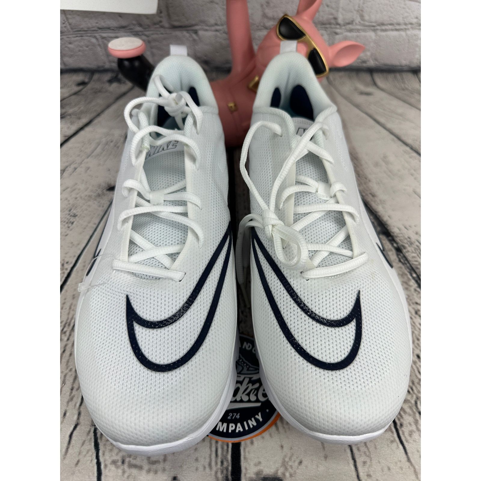 Nike Nike Alpha Huarache 8 Pro Turf Mens 12 White Lacrosse Cleats Size US 12 / EU 45 - 2 Thumbnail