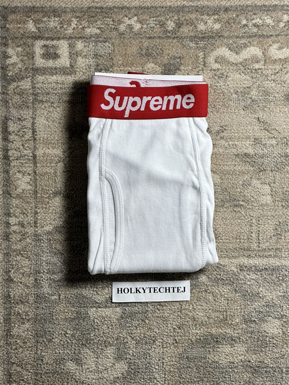 Supreme Hanes Boxer Briefs - Black - Small - 1 Pair - TRUSTED SELLER