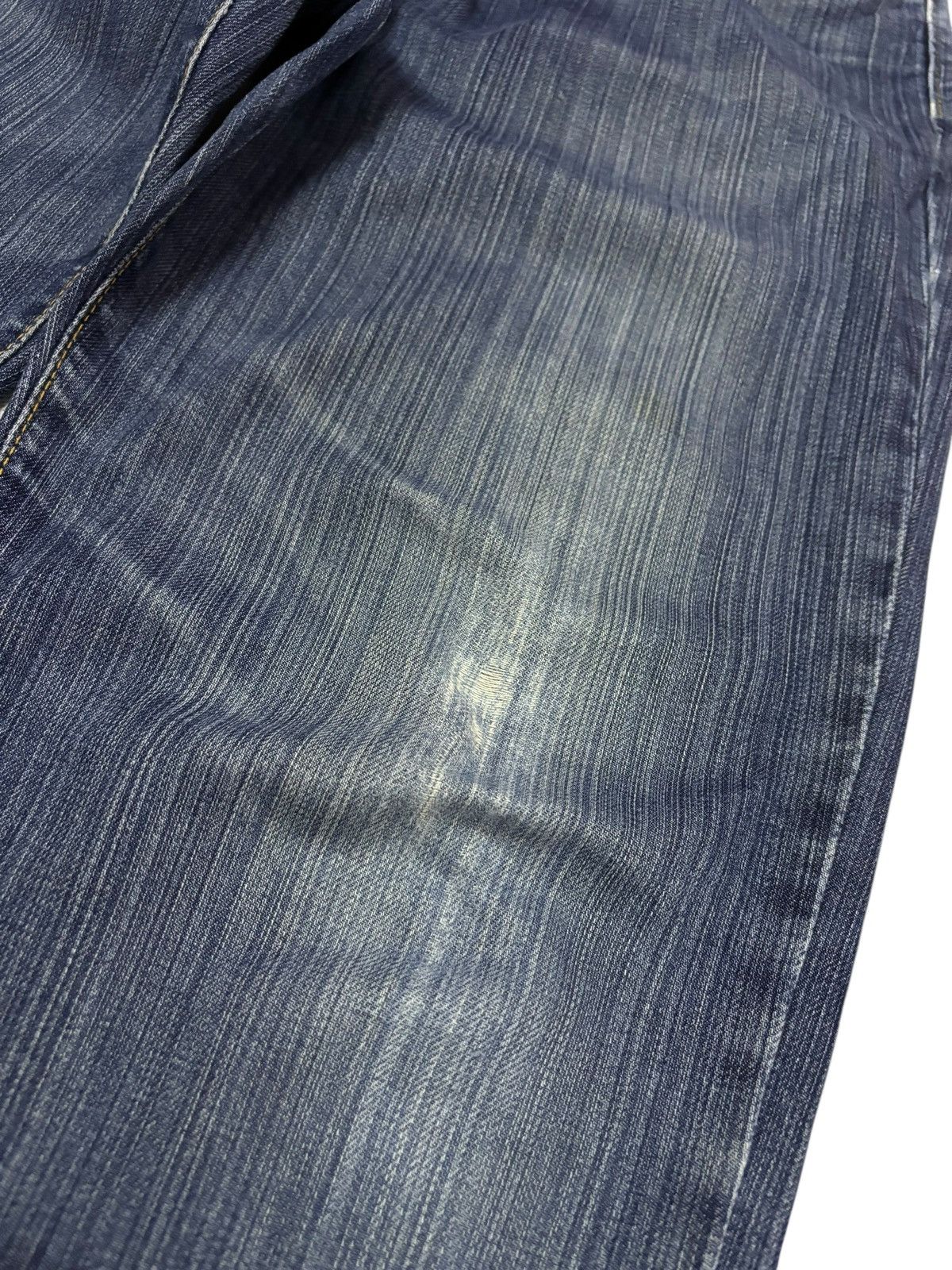 Edwin Vtg Edwin Japan 403 Distressed Jeans Size US 33 - 5 Thumbnail