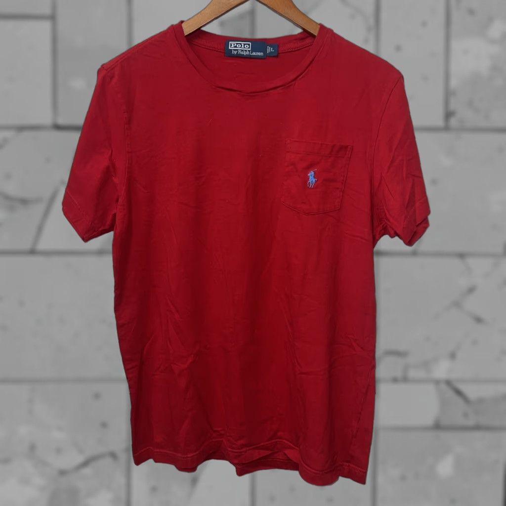 Polo Ralph Lauren Polo Ralph Lauren T-Shirt Pocket Red Mens Size L Size US L / EU 52-54 / 3 - 1 Thumbnail