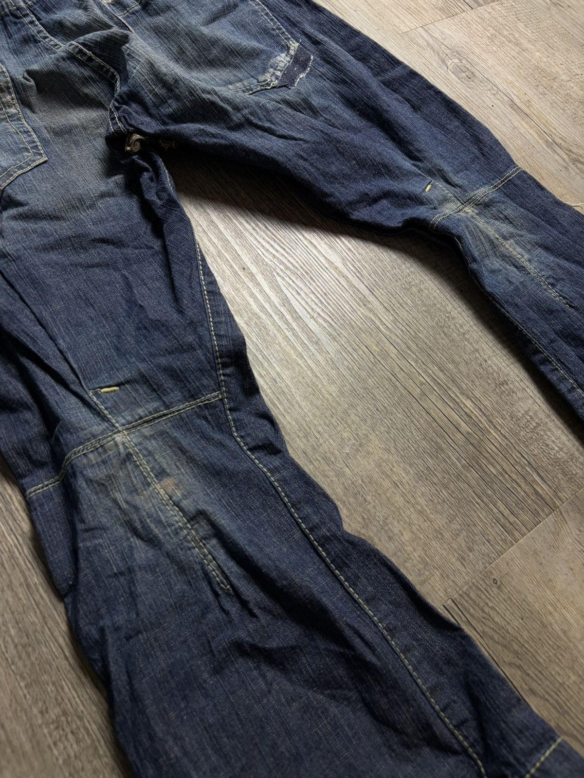 Dsquared2 2006 dsquared leather waist denim jeans Size 28" / US 6 / IT 42 - 5 Thumbnail