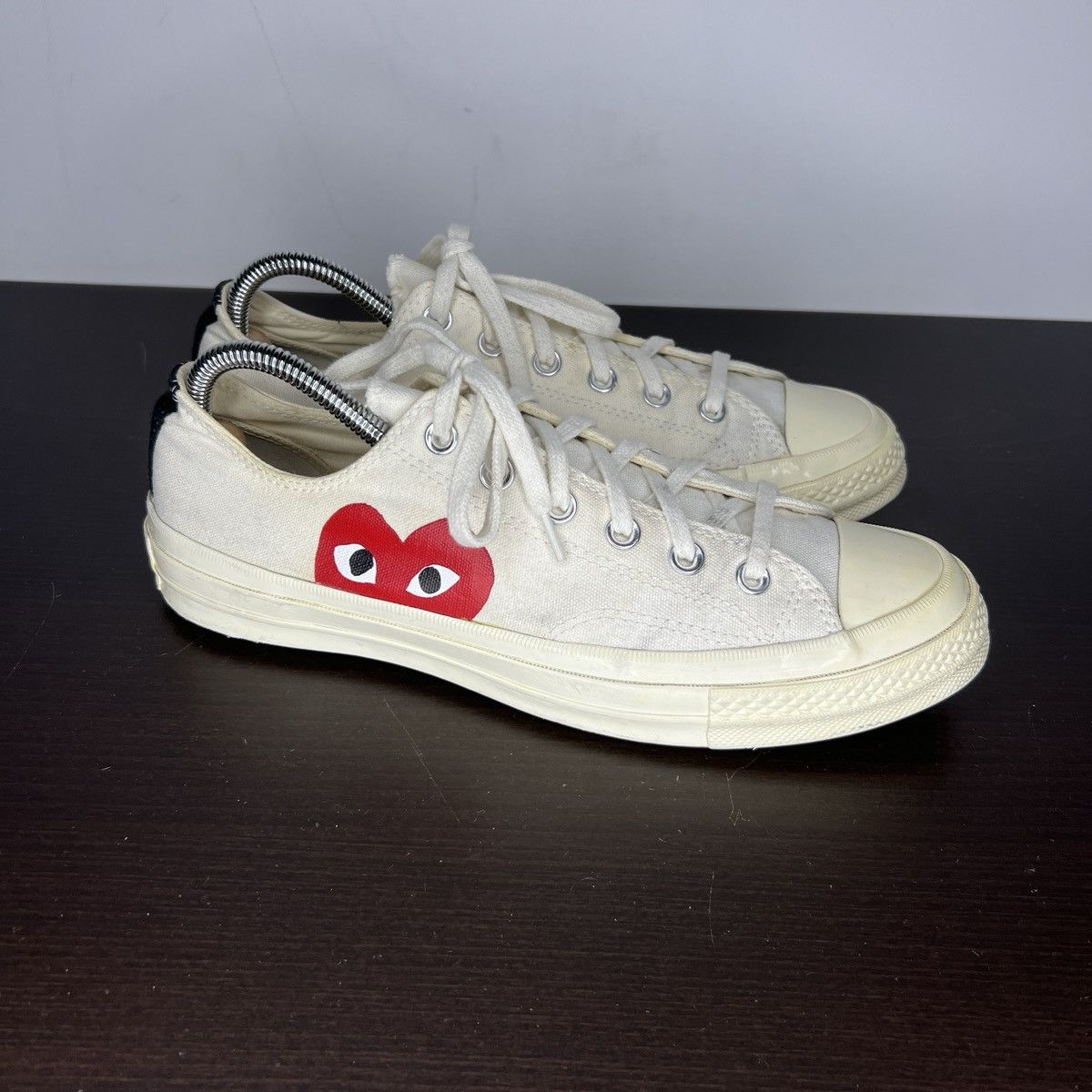 CDG by Comme des Garcons × Comme des Garcons PLAY × Converse Play Comme des garçons Converse low sneakers Shoes Size US 8 / EU 41 - 4 Thumbnail