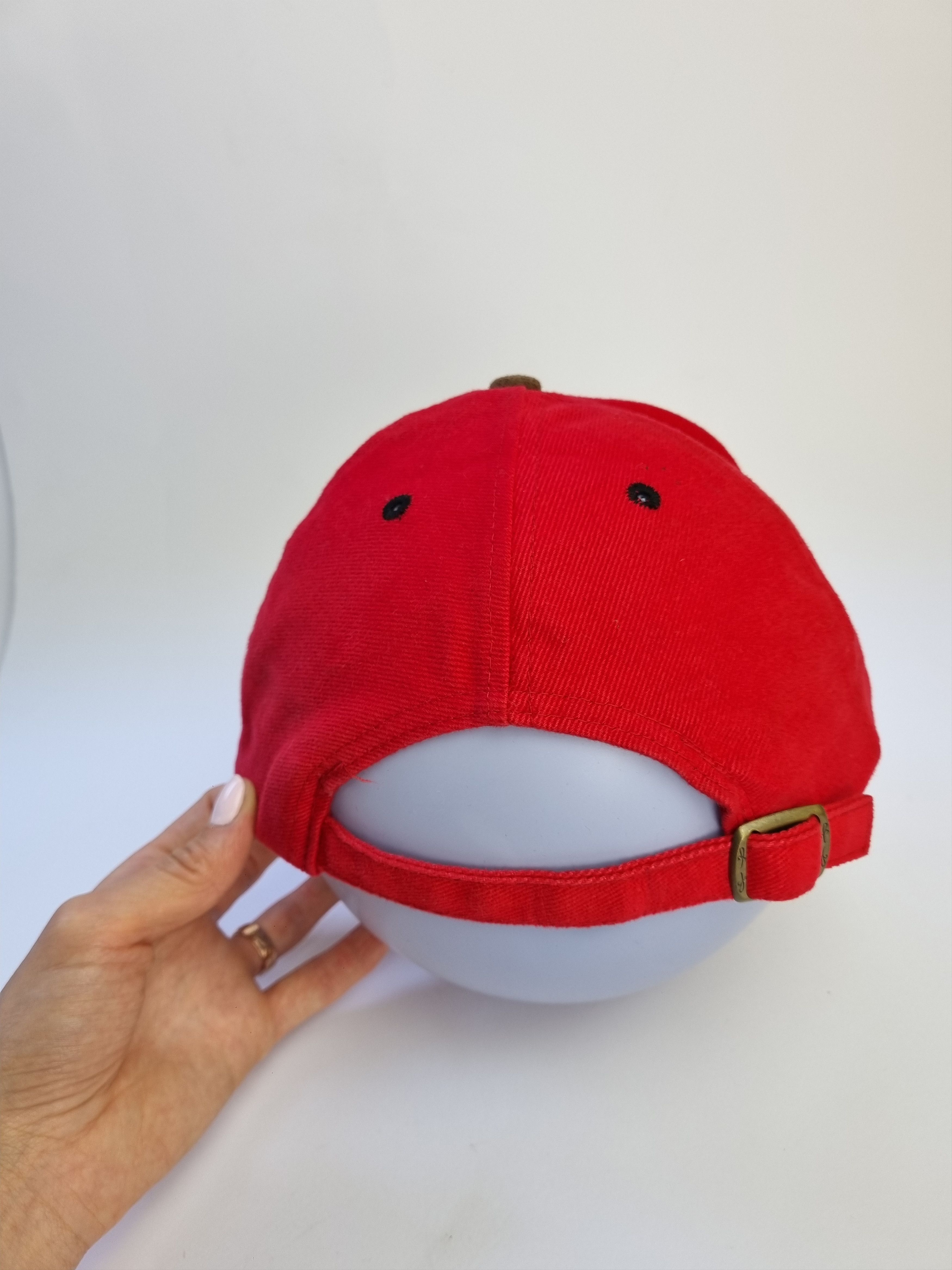 Honda 90s Vintage Honda Suede Peak Contrast Design Cap Size ONE SIZE - 7 Thumbnail