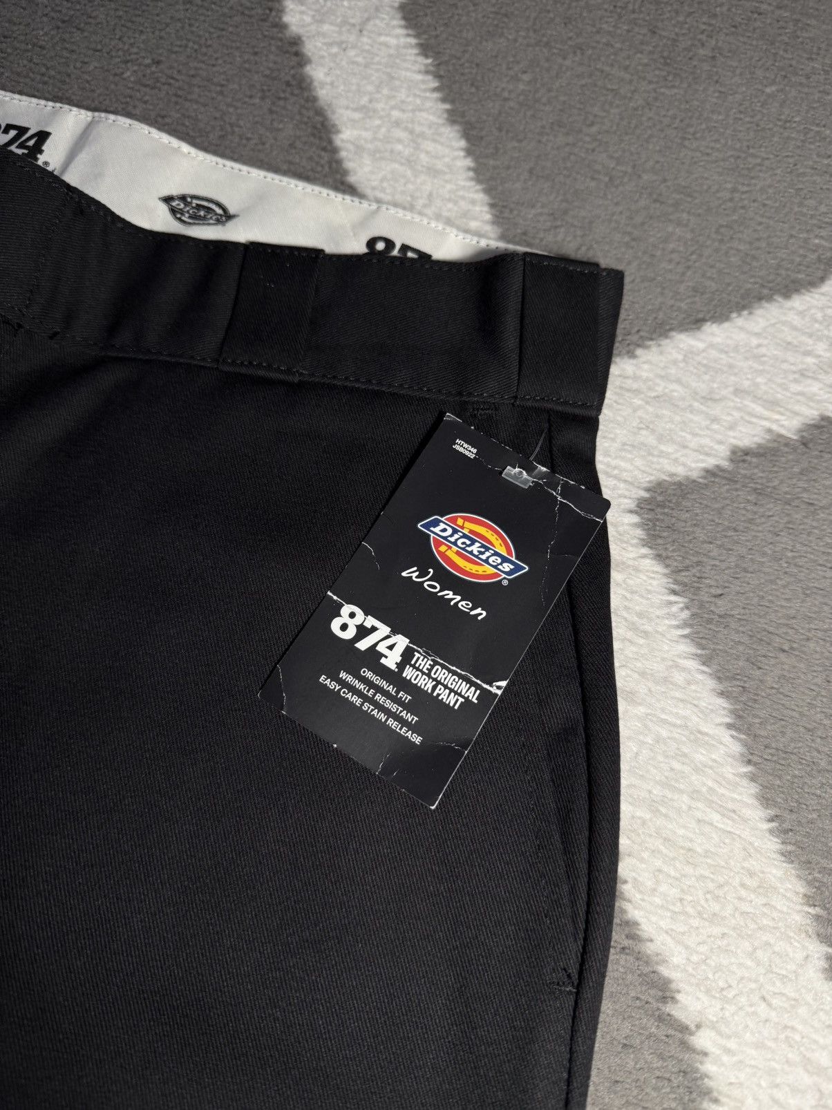 Dickies × Vintage Dickies Icons 874 Original Fit Women Straight Pants Black Size 27" / US 4 / IT 40 - 15 Thumbnail