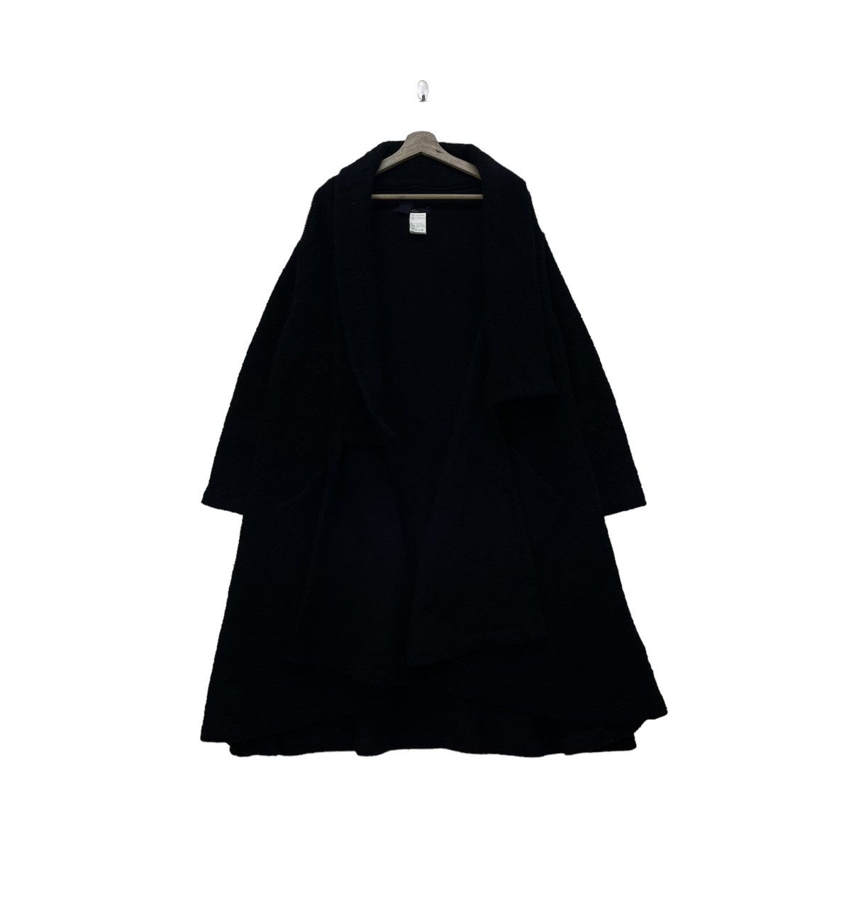 Limi Feu 🔥Yohji Yamamoto Limi Feu Drape Long Coat Button Less Size M / US 6-8 / IT 42-44 - 4 Thumbnail