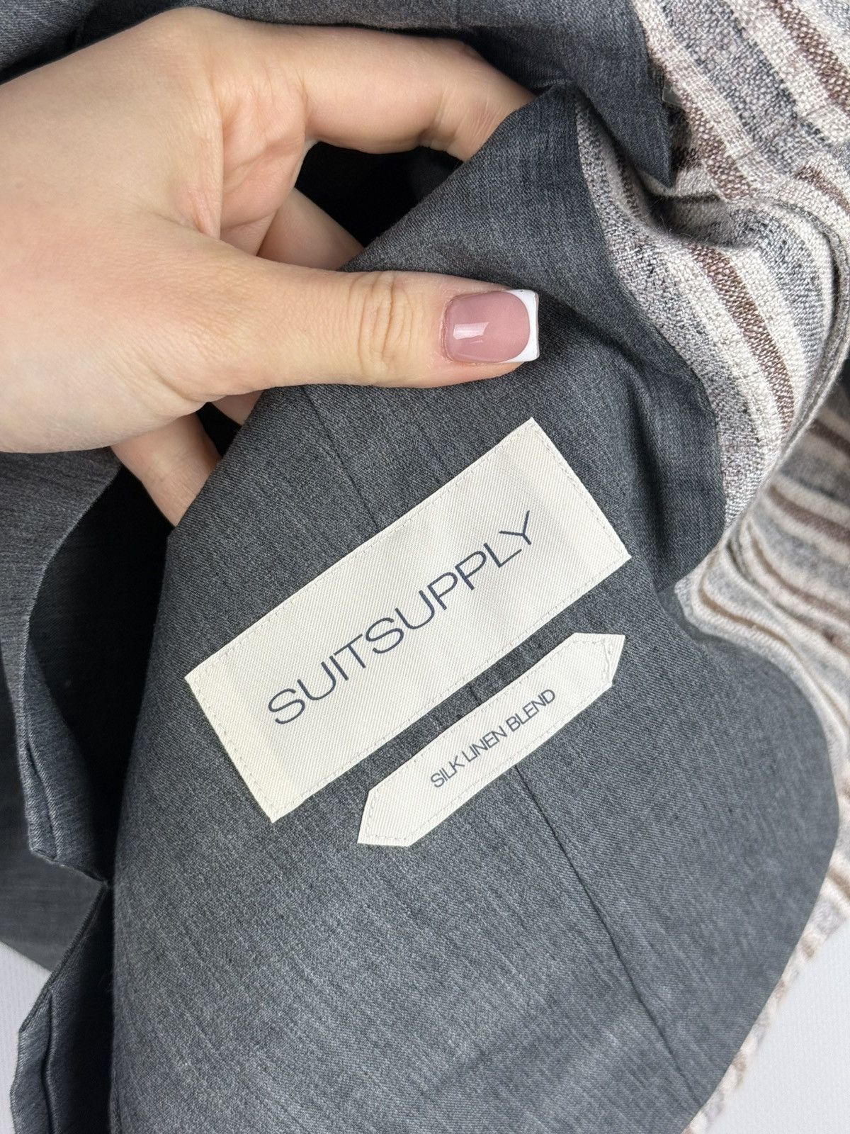 Suitsupply Suitsupply Amsterdam Silk Linen Sleeveless Vest Waistcoat Size 40R - 18 Thumbnail