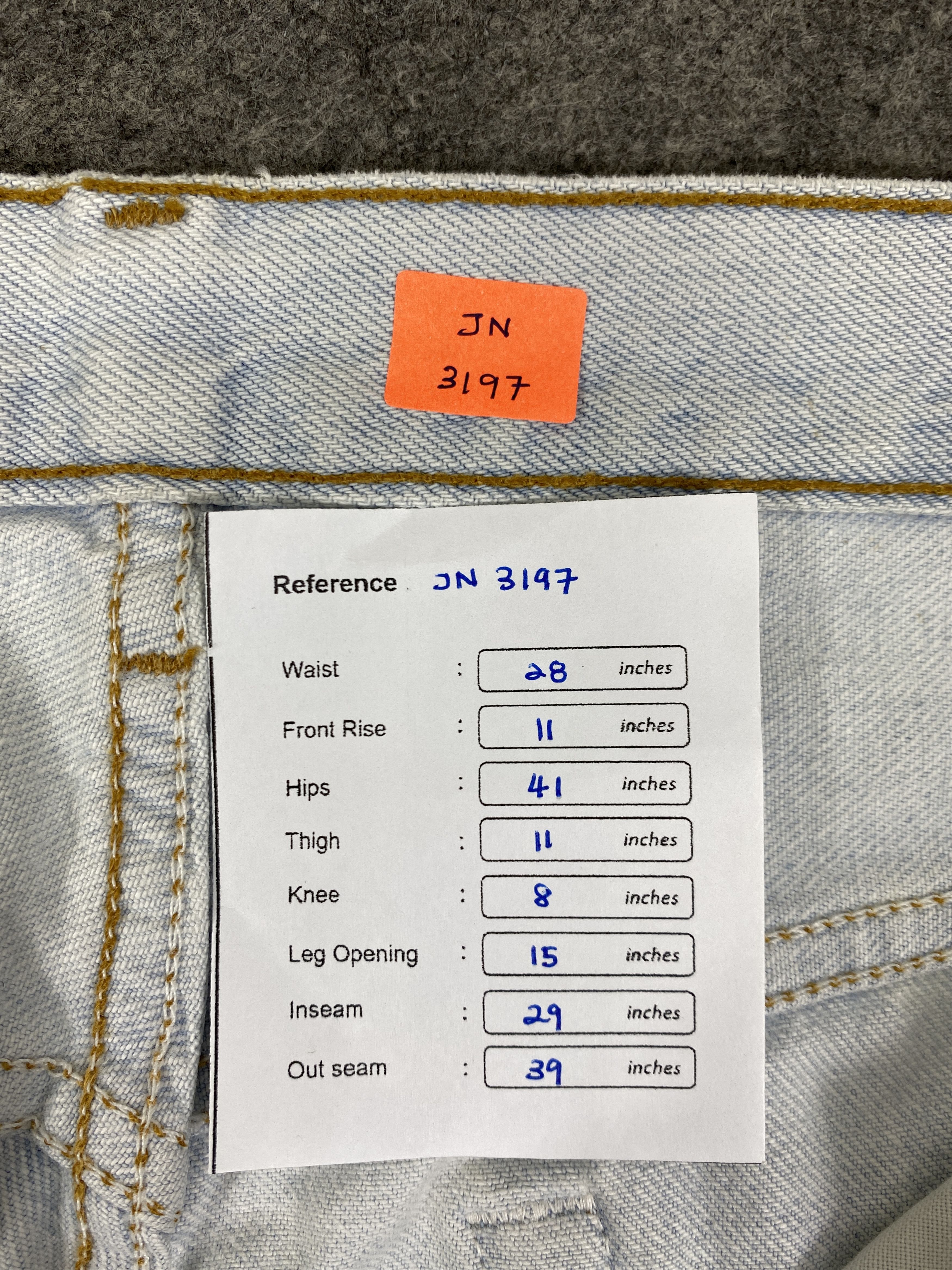 Japanese Brand Light Blue Wash Vintage Levis 501 Jeans 28x29 - JN3197 Size US 28 / EU 44 - 8 Thumbnail