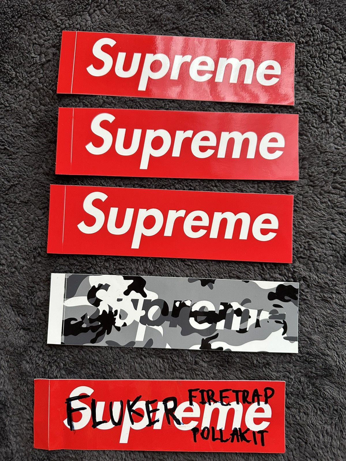 Supreme Supreme Box Logo Stickers + Camo Size ONE SIZE - 1 Preview
