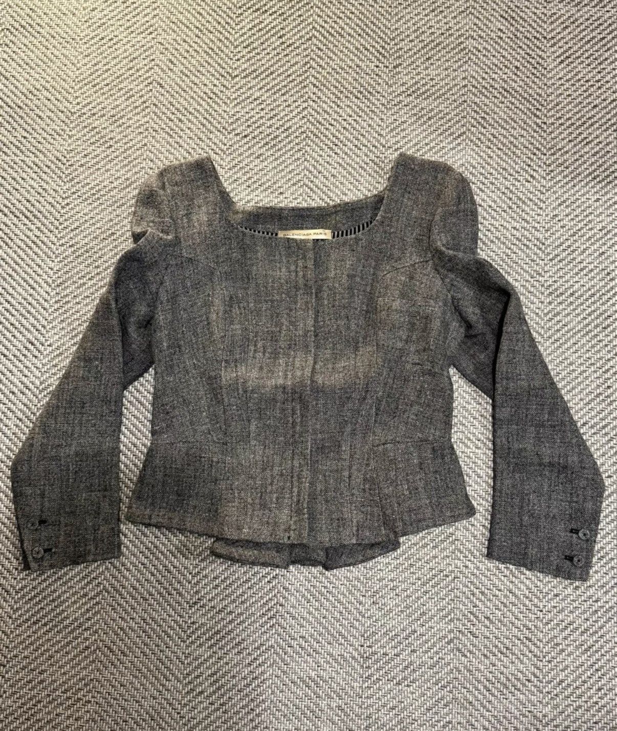 Balenciaga Balenciaga Deconstructed Asymmetrical Women's Top K24 Size XS / US 0-2 / IT 36-38 - 1 Thumbnail