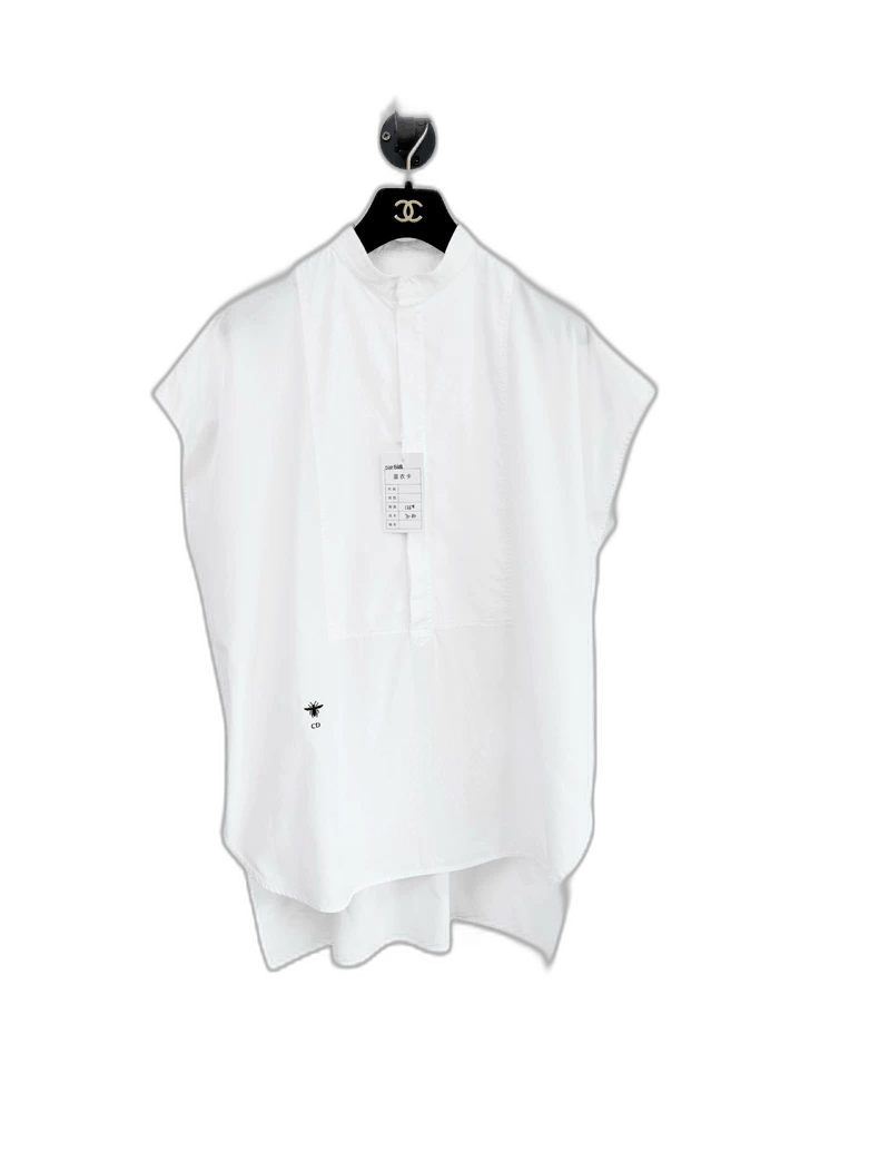 Dior Dior White Shirt with Logo-2505 Size S / US 4 / IT 40 - 1 Thumbnail