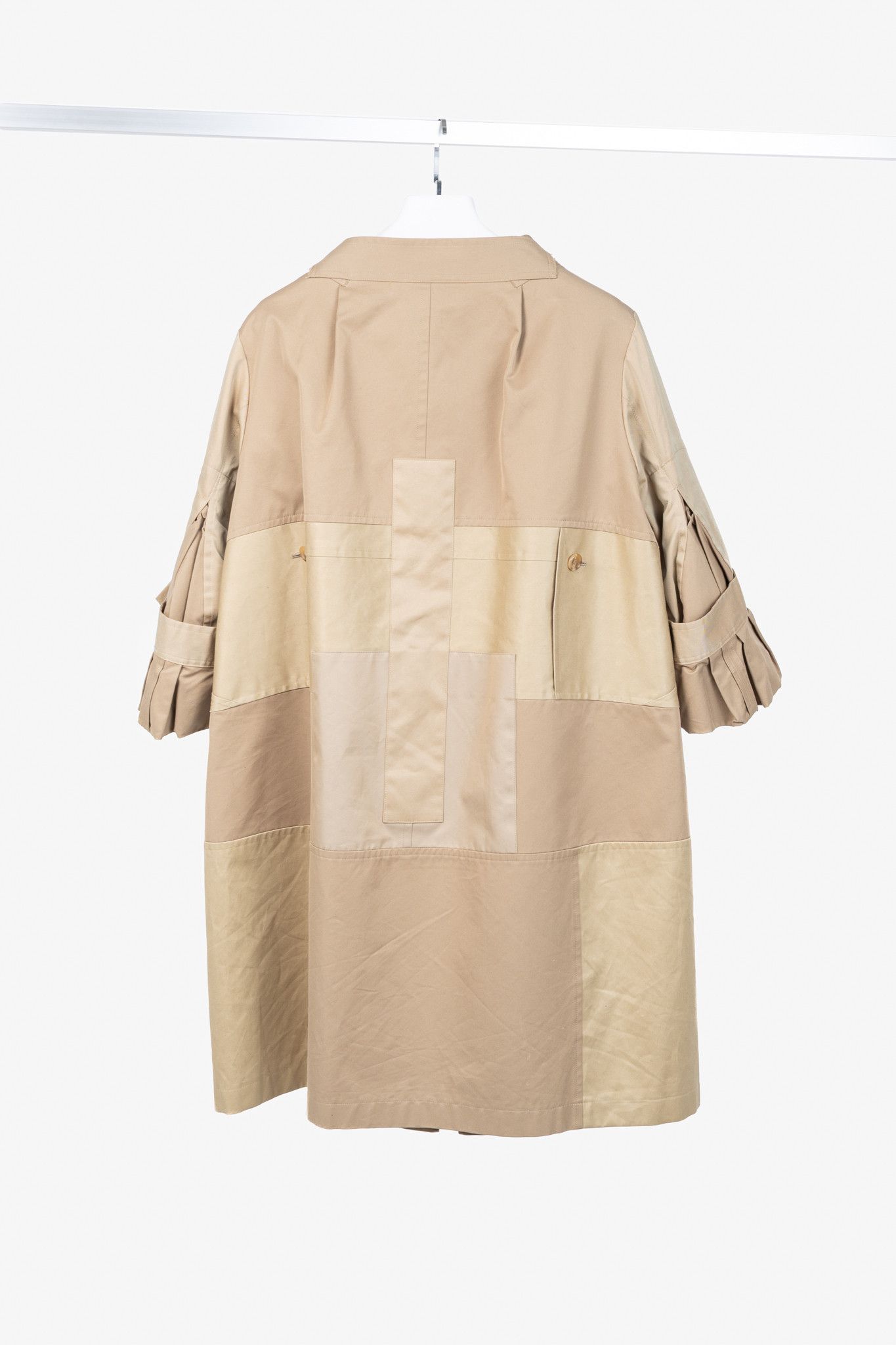 Junya Watanabe Junya Watanabe Comme Des Garcons SS20 Patchwork Trench Coat Size M / US 6-8 / IT 42-44 - 2 Thumbnail