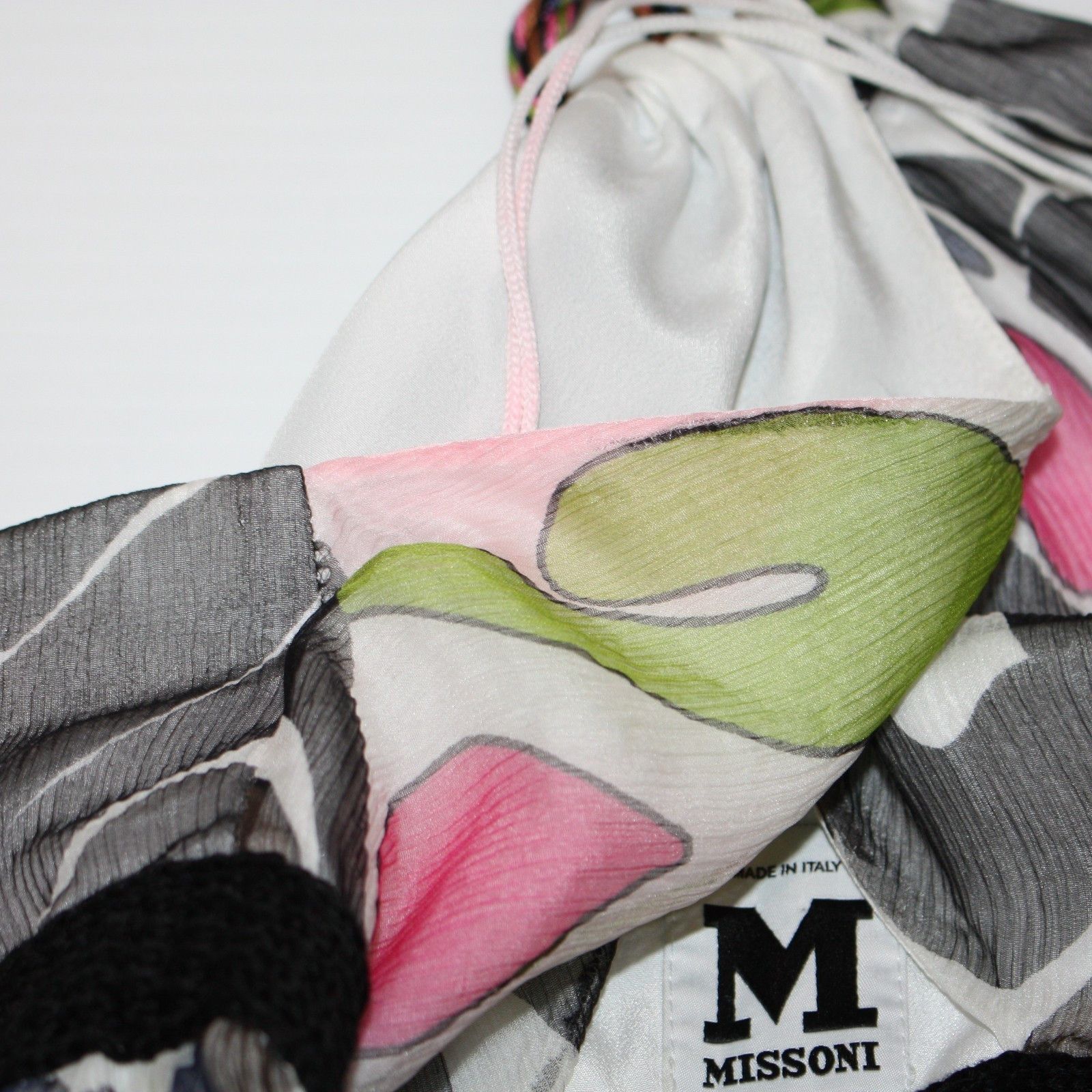 Missoni M Missoni Chiffon Halter Dress with Crochet Pom Poms $861 Size M / US 6-8 / IT 42-44 - 12 Thumbnail