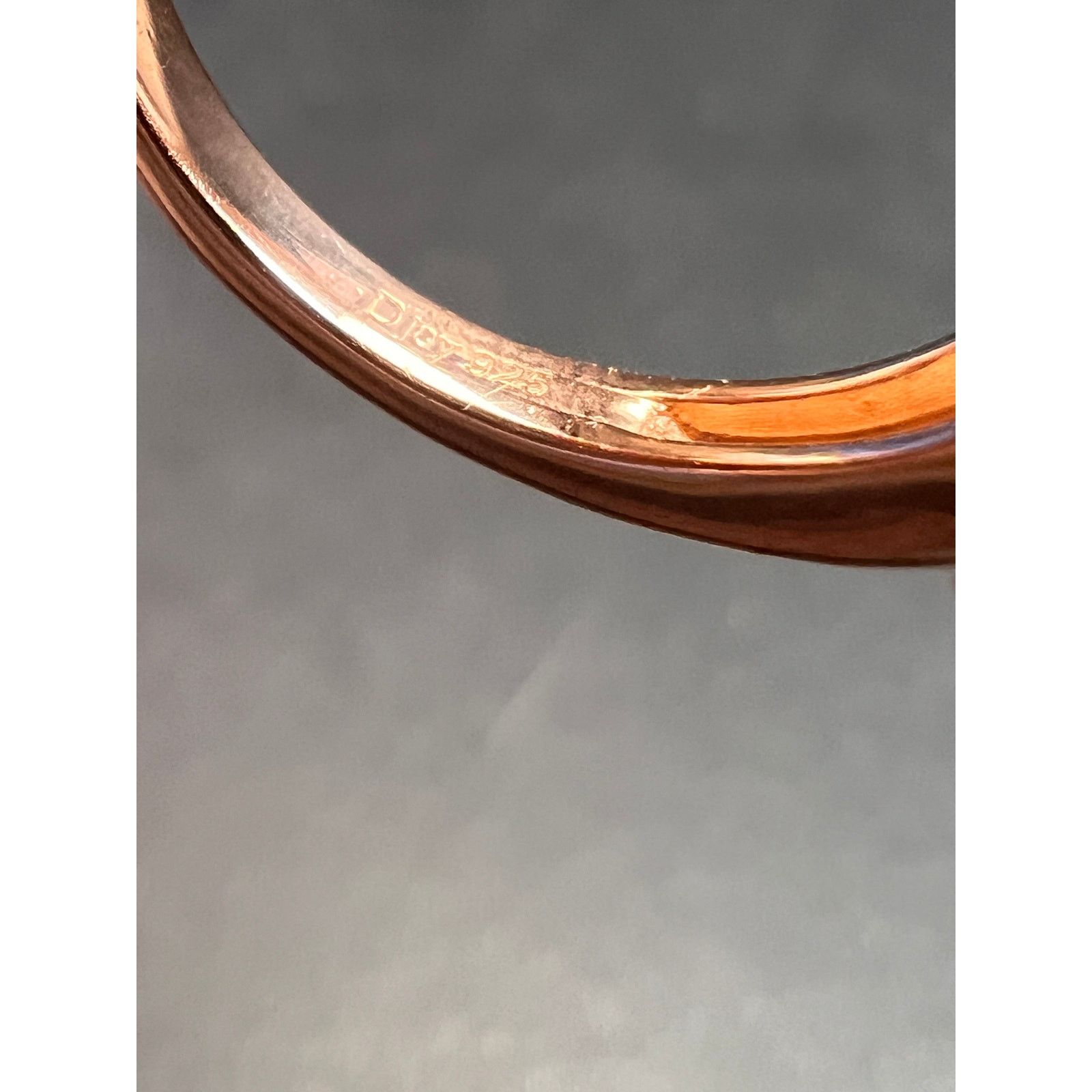 Other NEW Pink Moissanite ring in rose gold vermeil 925 size 6 Size ONE SIZE - 7 Thumbnail