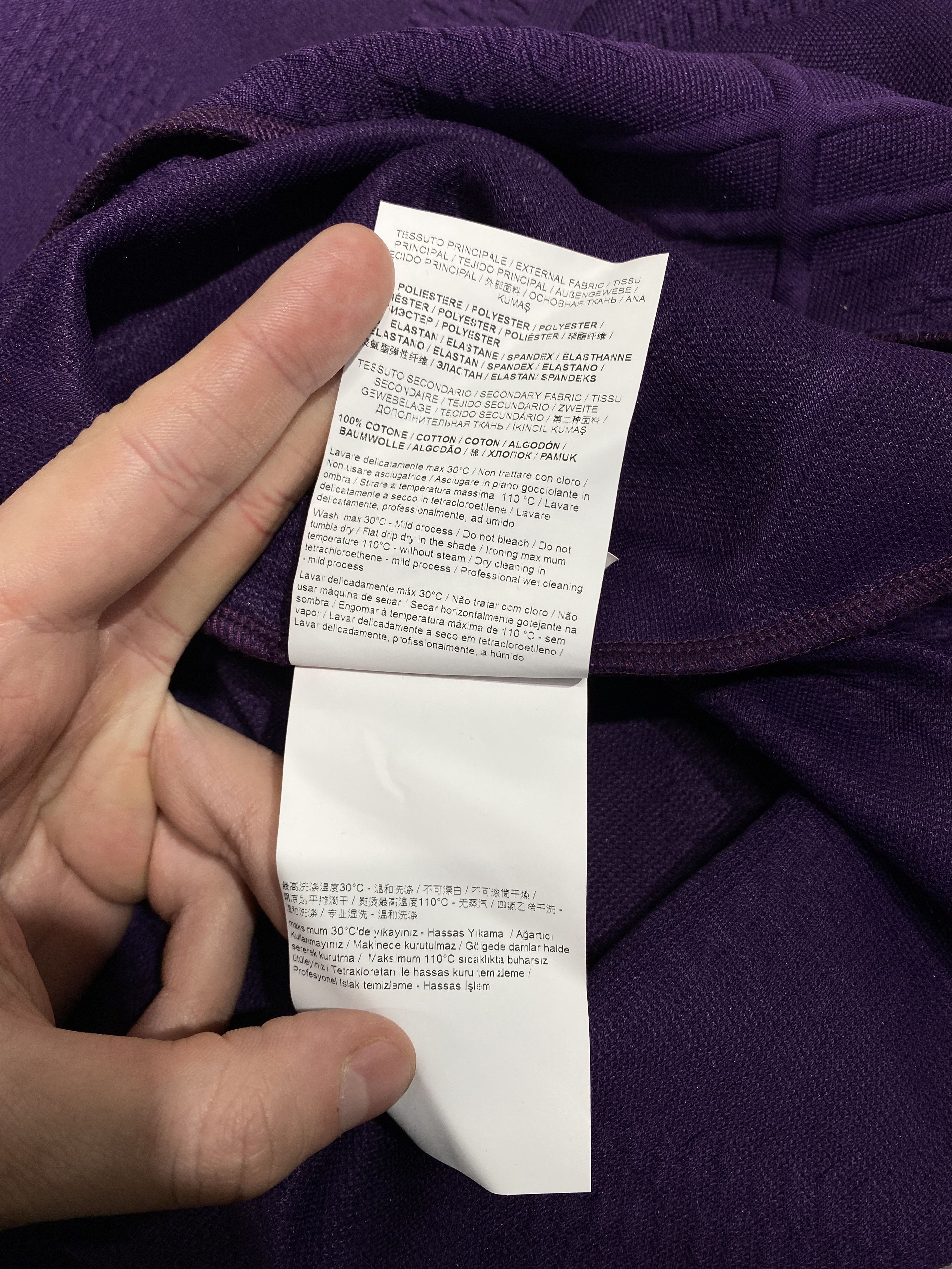 Versace Versace jeans purple logo monogram sweatshirt size M Size US M / EU 48-50 / 2 - 11 Thumbnail